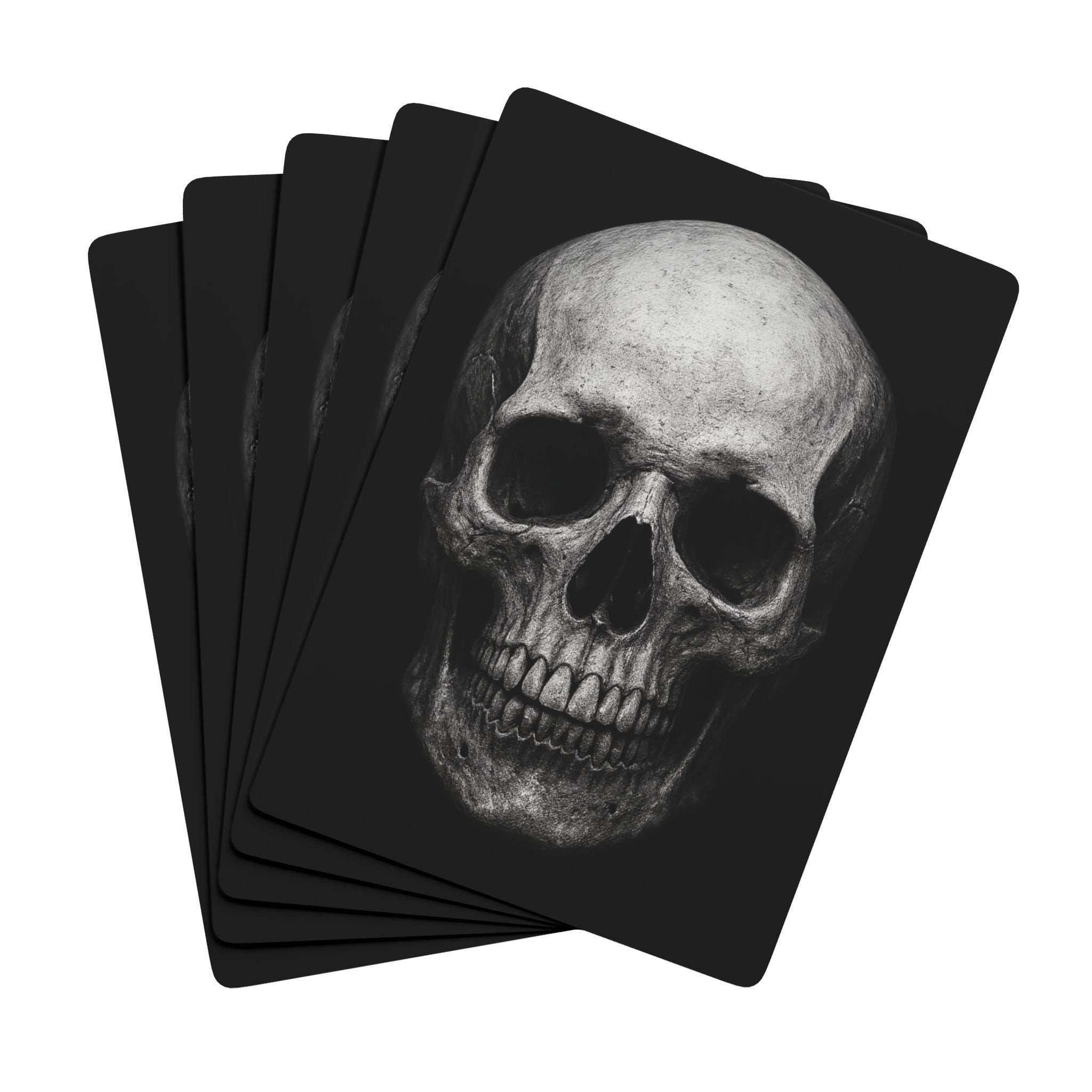 Skull Poker Playing Cards