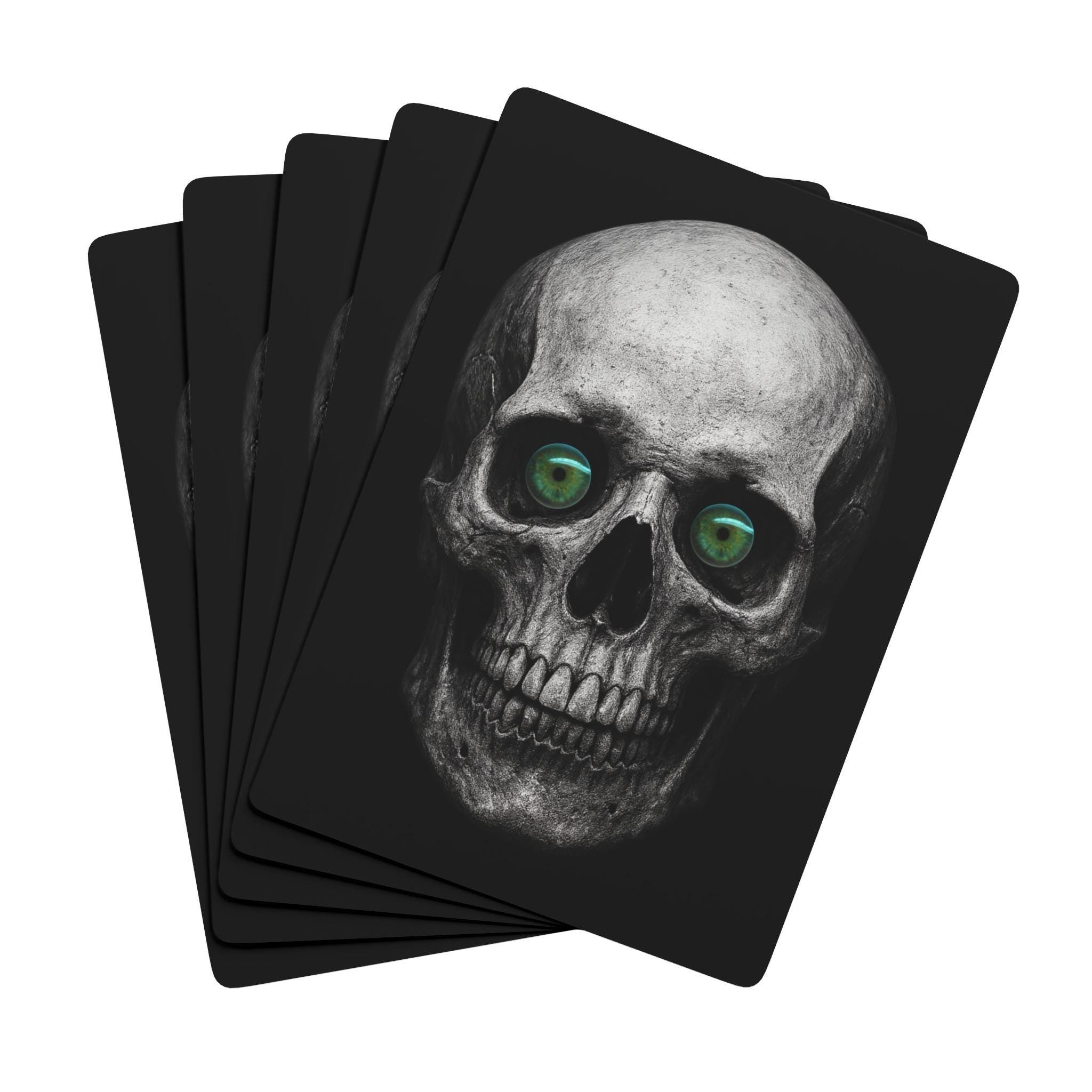 Skull Playing Cards VeinLine Studio