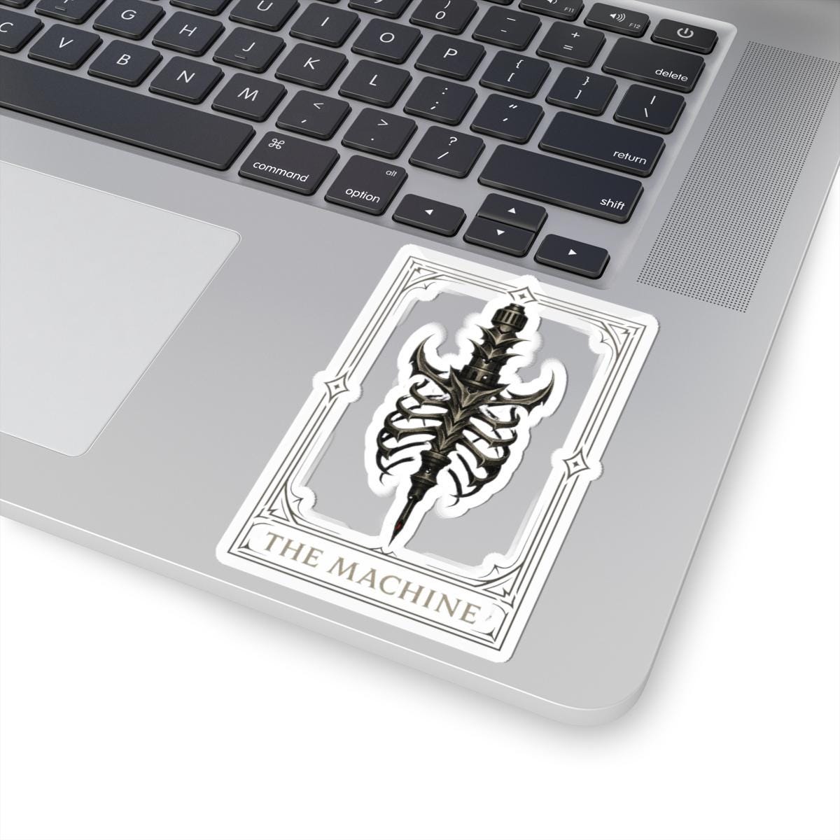 Dark Fantasy Sticker – Gothic Scorpion Tarot Decal VeinLine Studio