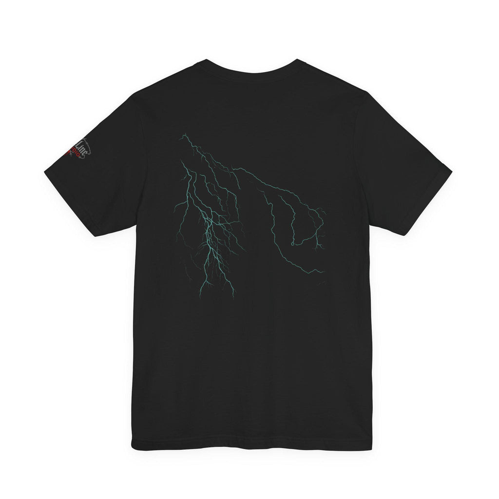 Logo Lightning Graphic Tee: Unisex Cotton Short Sleeve Shirt VeinLine Studio