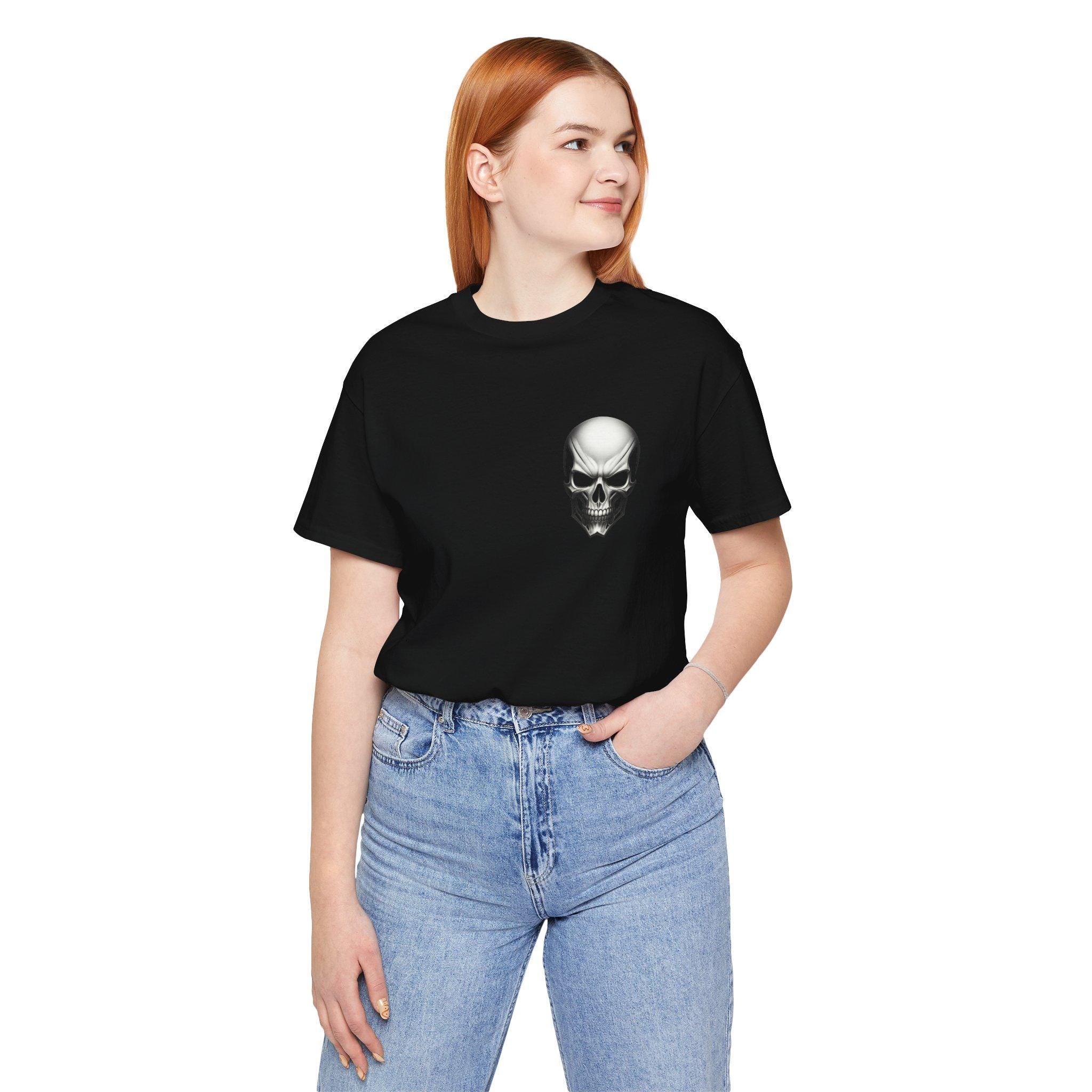 Skull Unisex Tee,  Goth Shirt VeinLine Studio