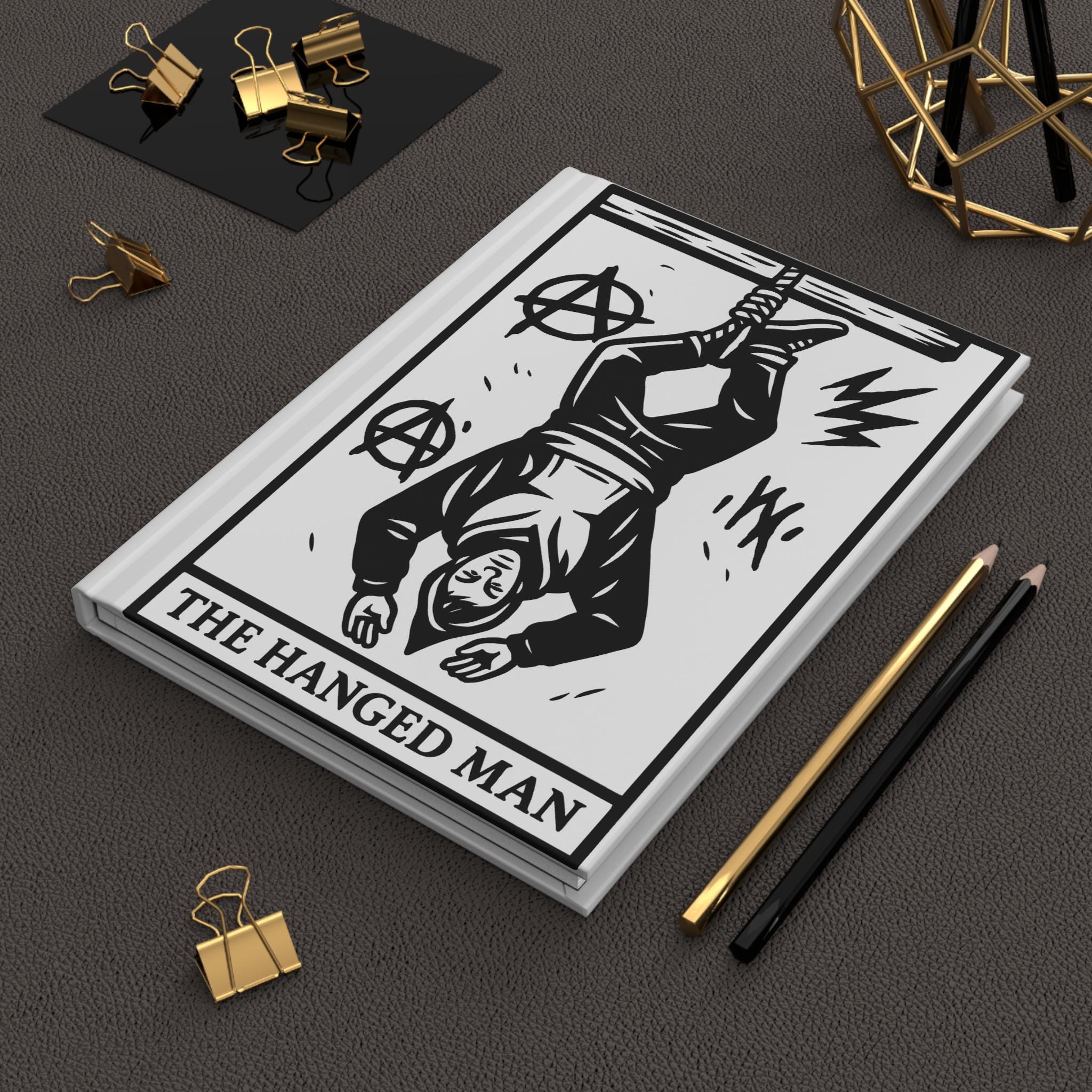 The Hanged Man Tarot Hardcover Journal VeinLine Studio