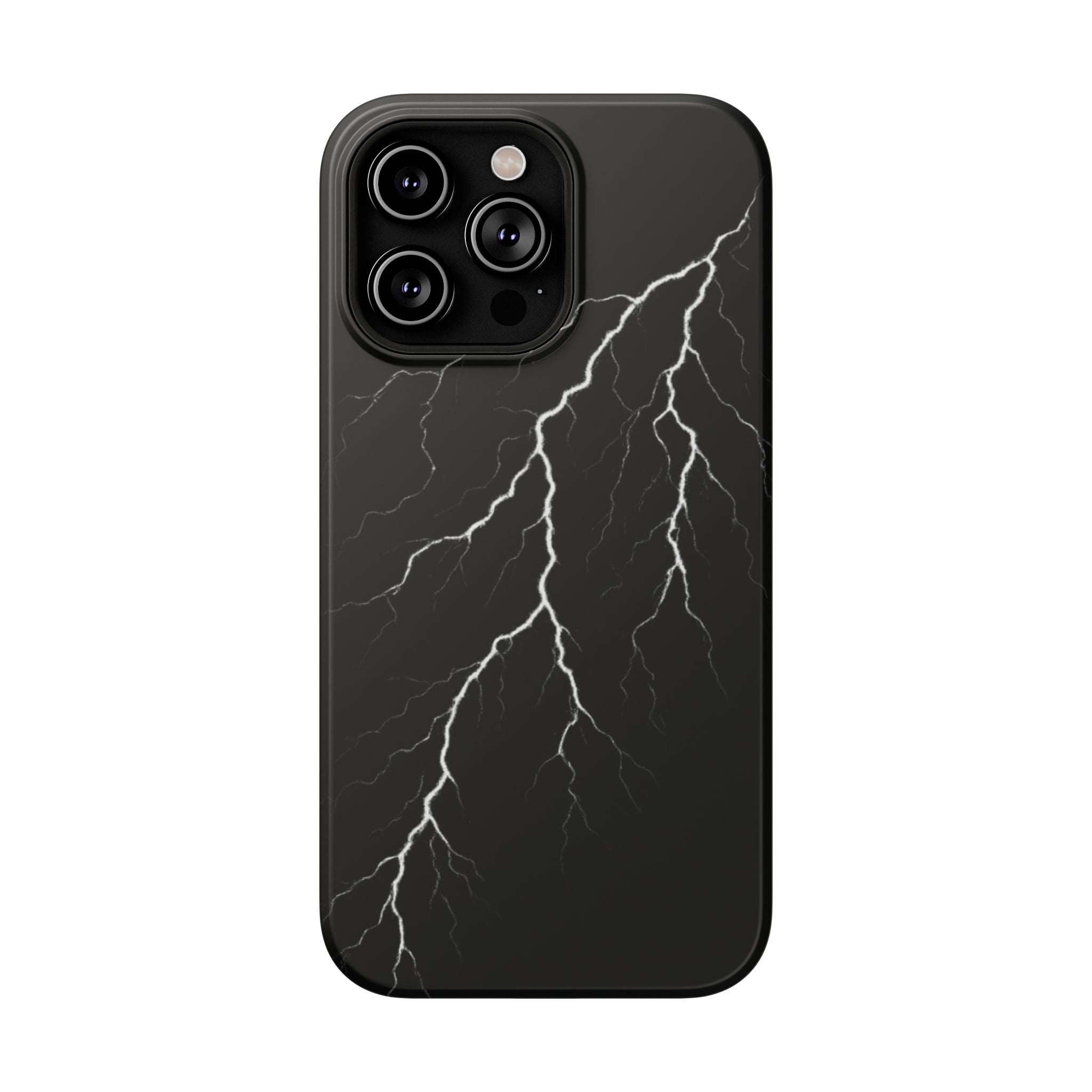 Black Lightning Phone Case – Impact‑Resistant Protective Cover
