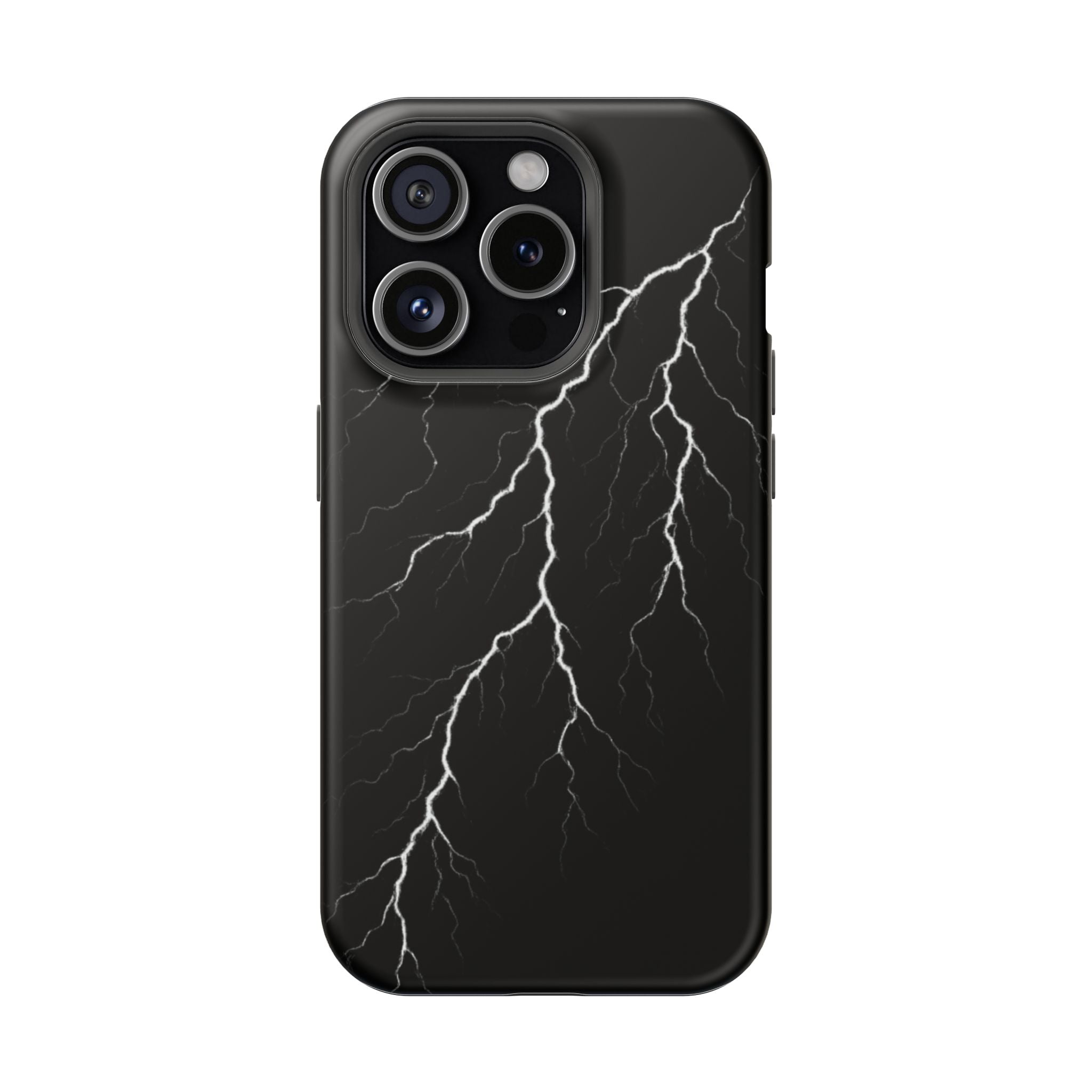 Black Lightning Phone Case – Impact‑Resistant Protective Cover