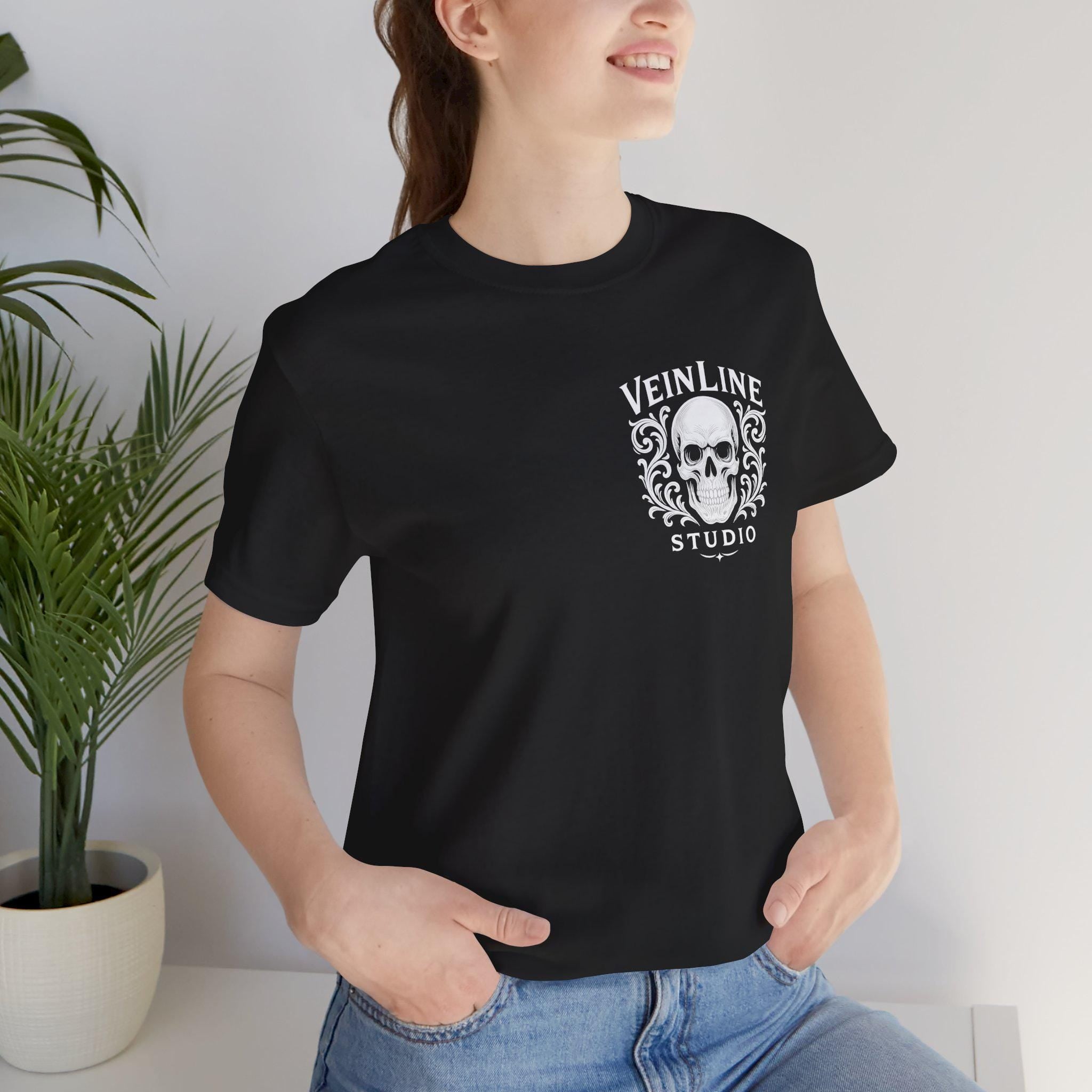 Skull Tshirt VeinLine Studio