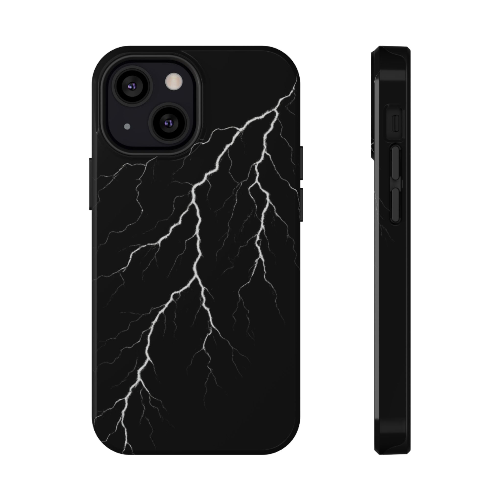 Black Lightning Phone Case – Impact‑Resistant Protective Cover