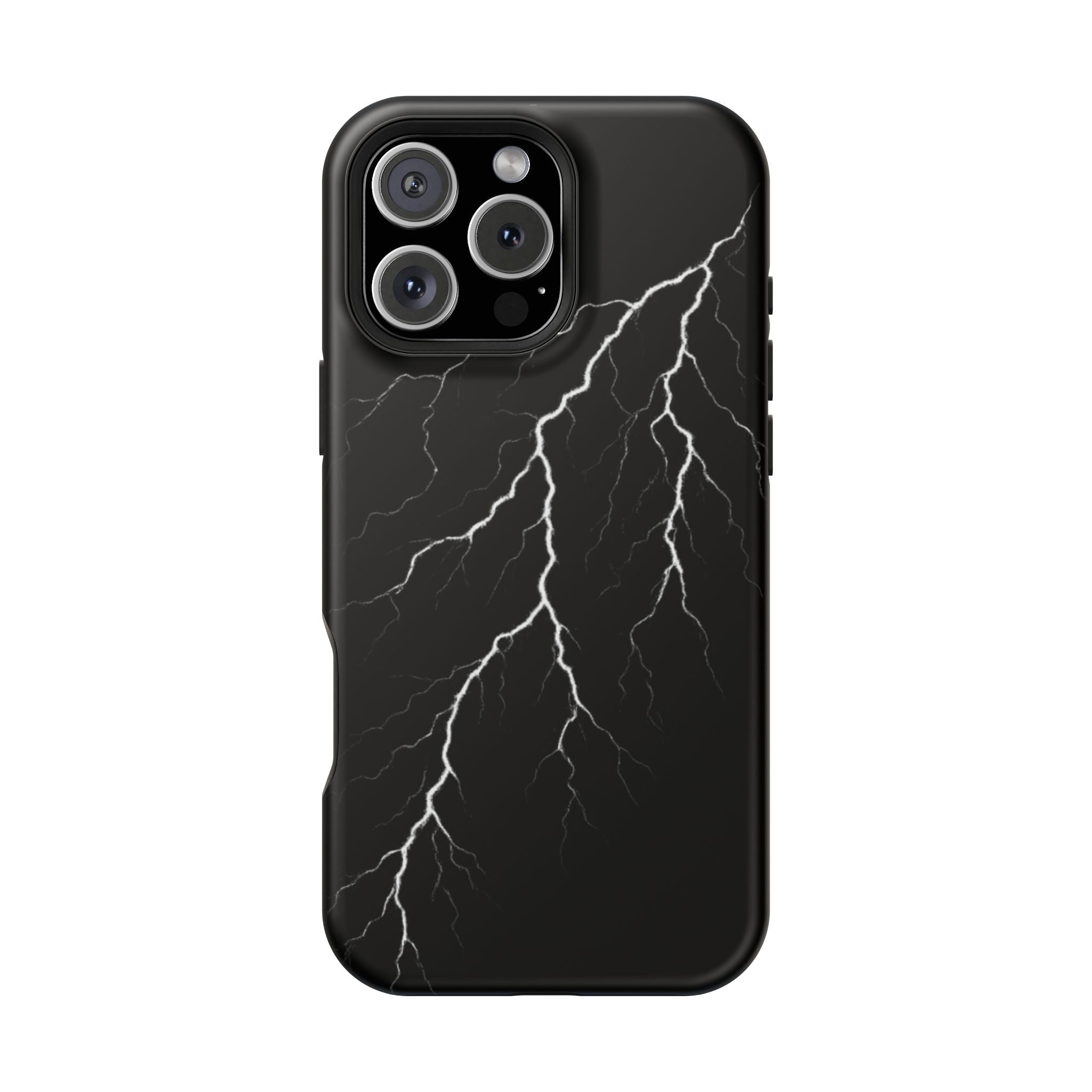 Black Lightning Phone Case – Impact‑Resistant Protective Cover