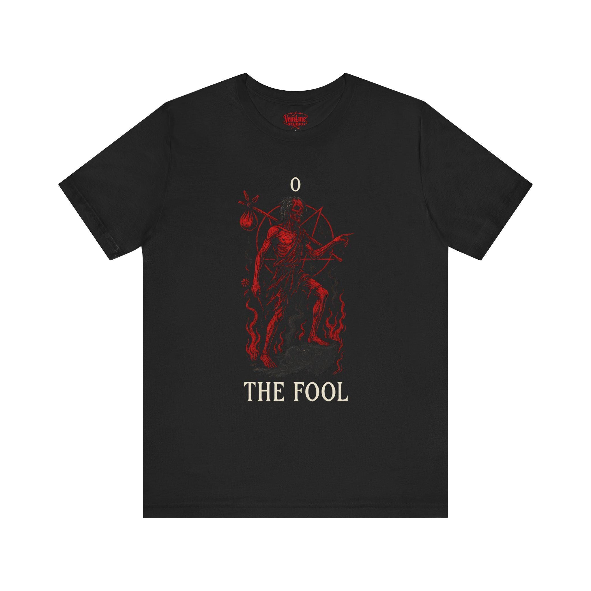 The Fool Tarot Graphic T-Shirt VeinLine Studio
