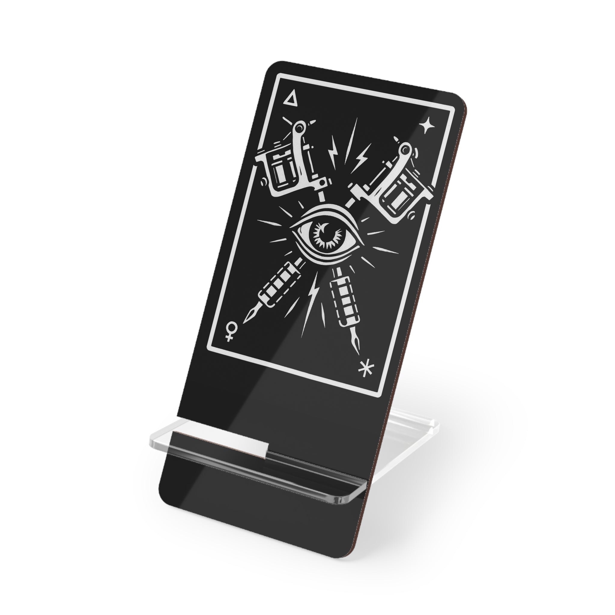 Acrylic Phone Stand — Mystic Tarot Eye Design
