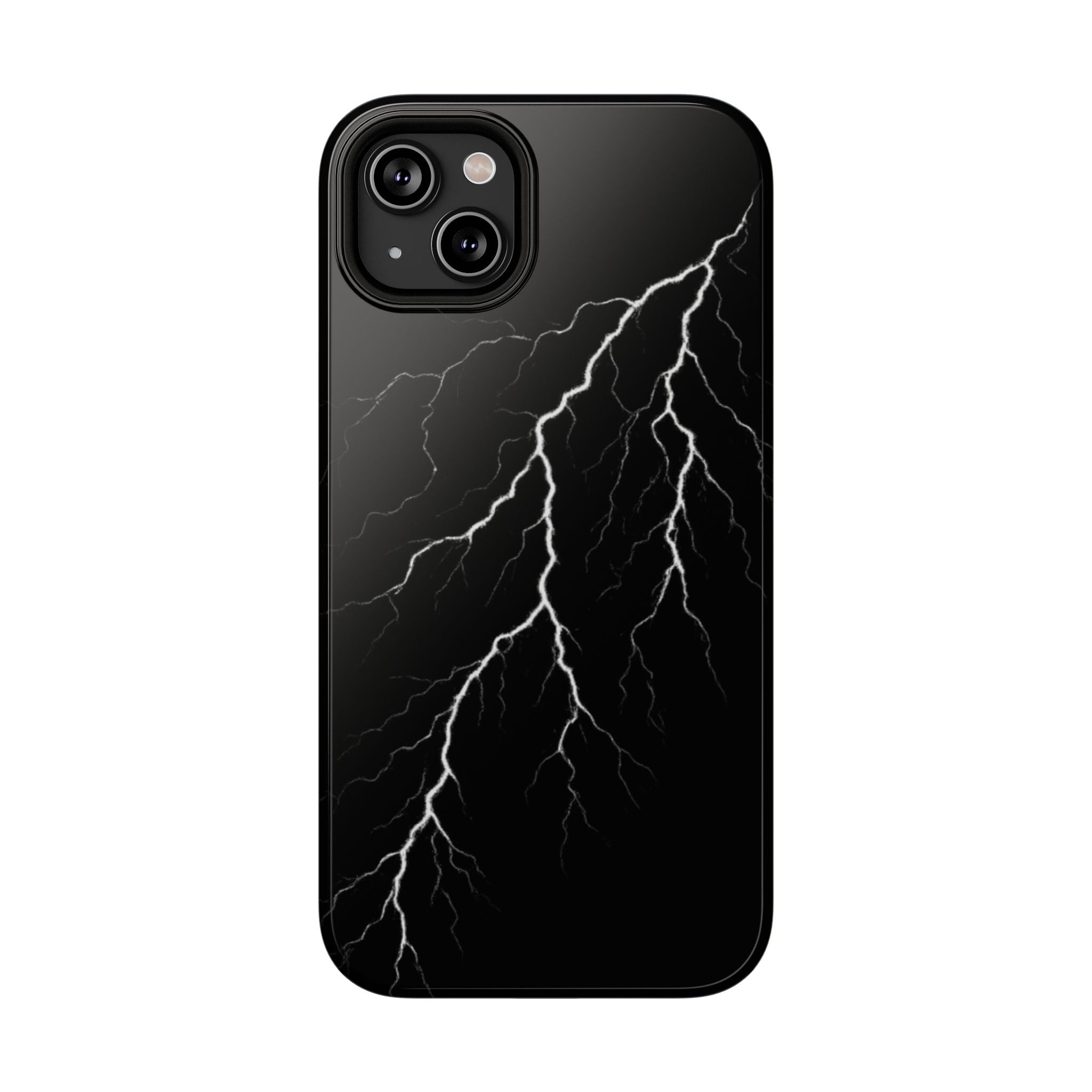 Black Lightning Phone Case – Impact‑Resistant Protective Cover