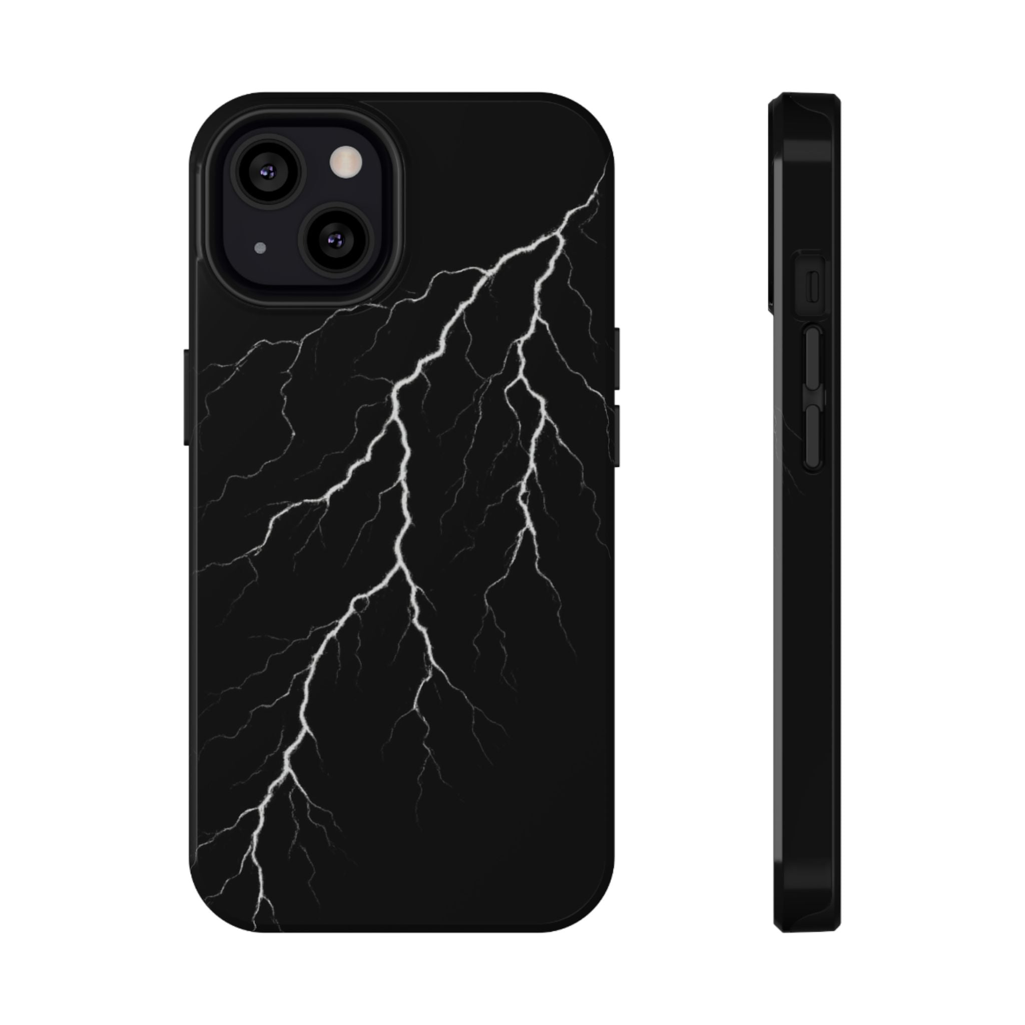 Black Lightning Phone Case – Impact‑Resistant Protective Cover