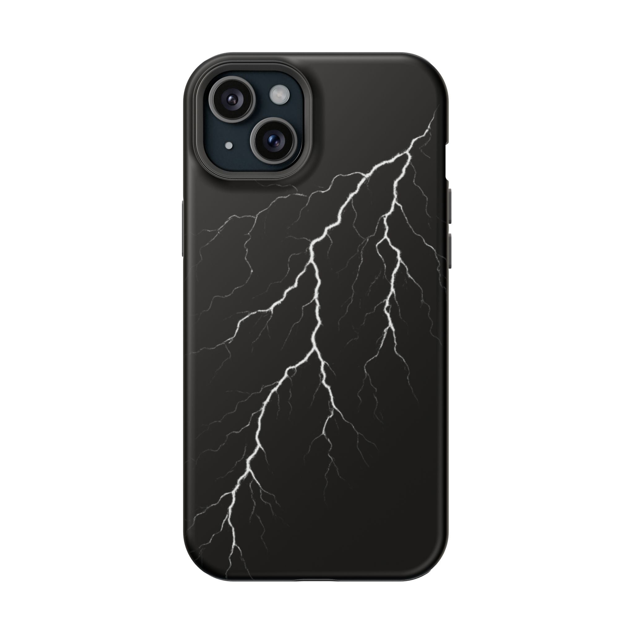 Black Lightning Phone Case – Impact‑Resistant Protective Cover