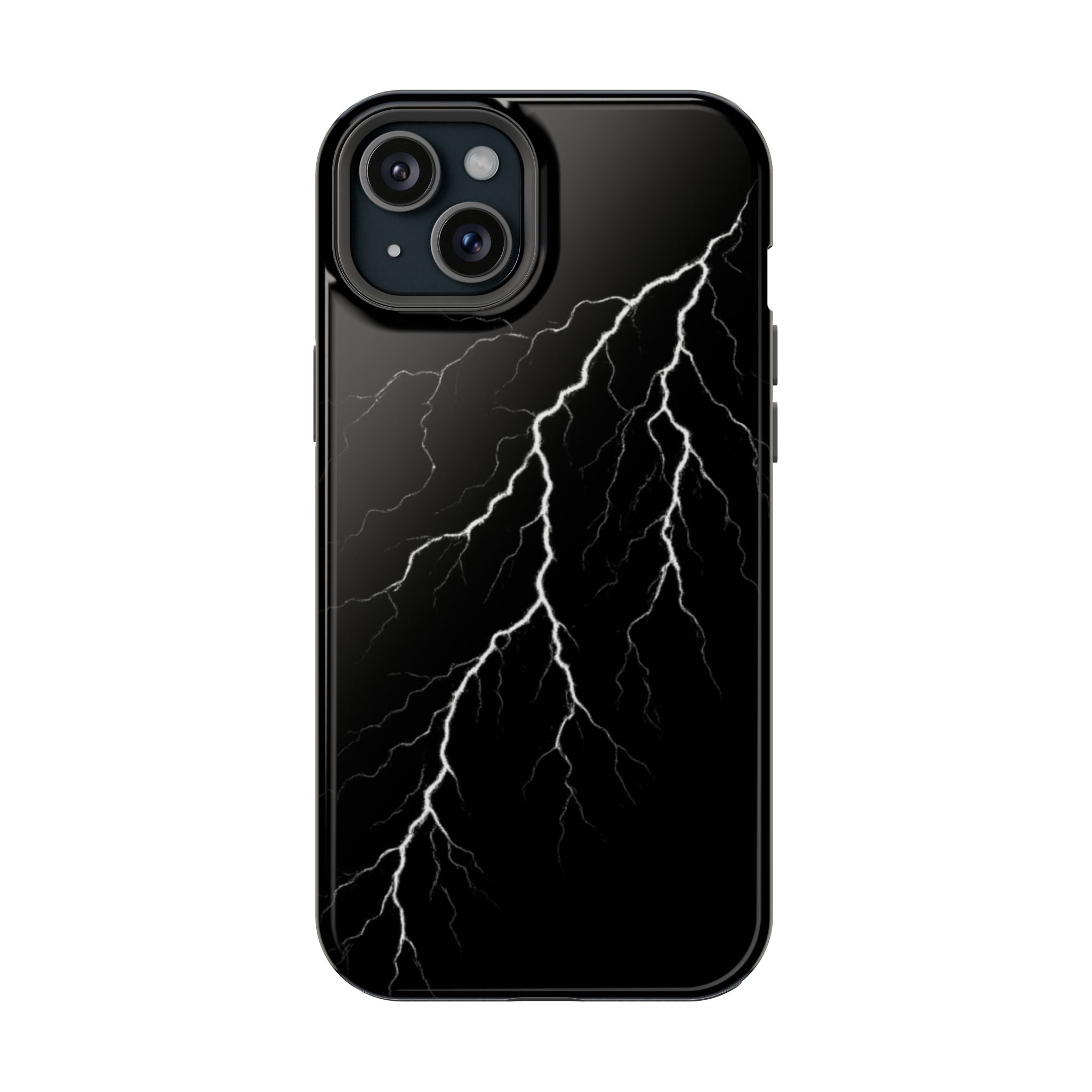 Black Lightning Phone Case – Impact‑Resistant Protective Cover