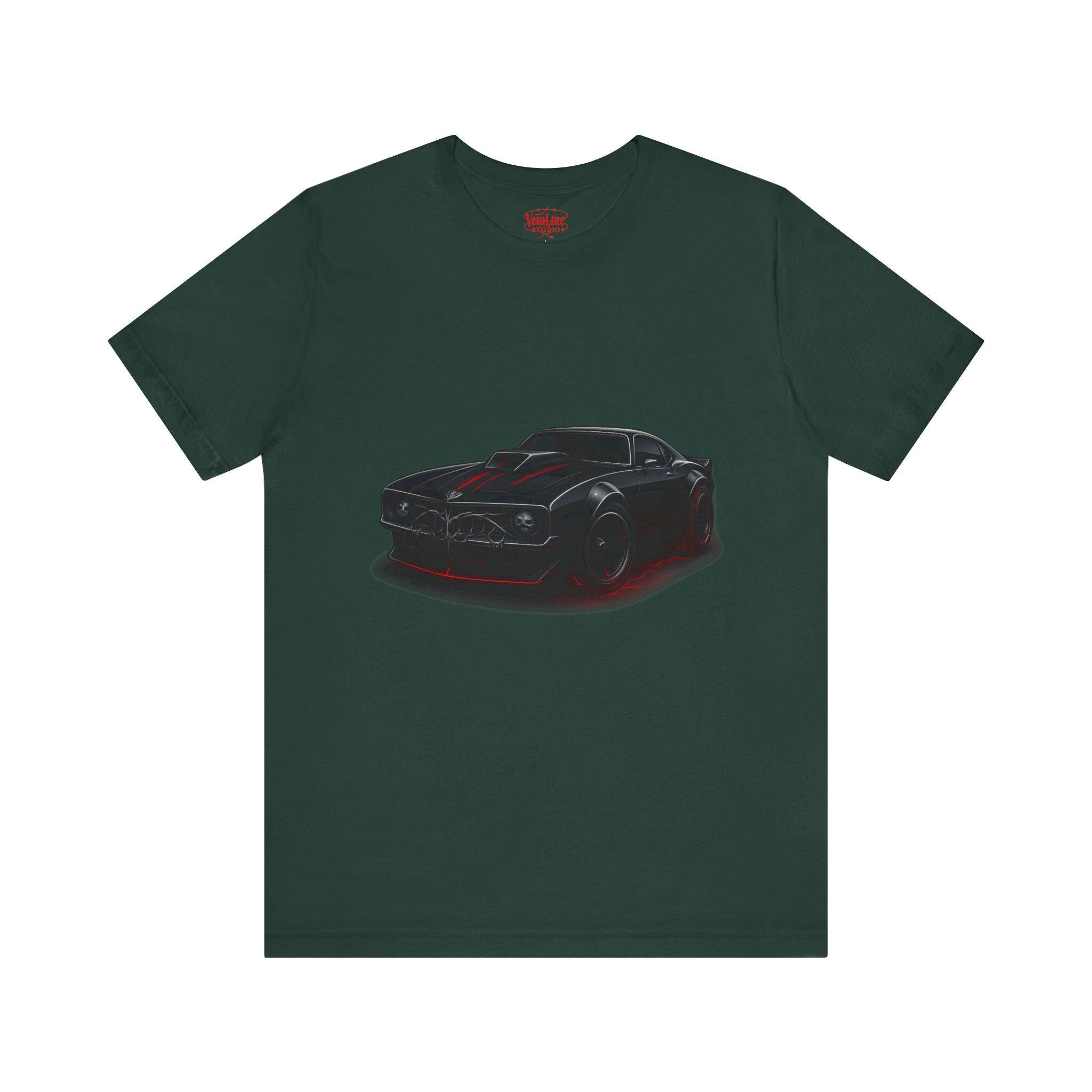 Gothic Muscle Car Tshirt VeinLine Studio