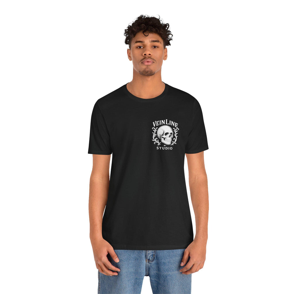 Gothic Skull tshirt VeinLine Studio