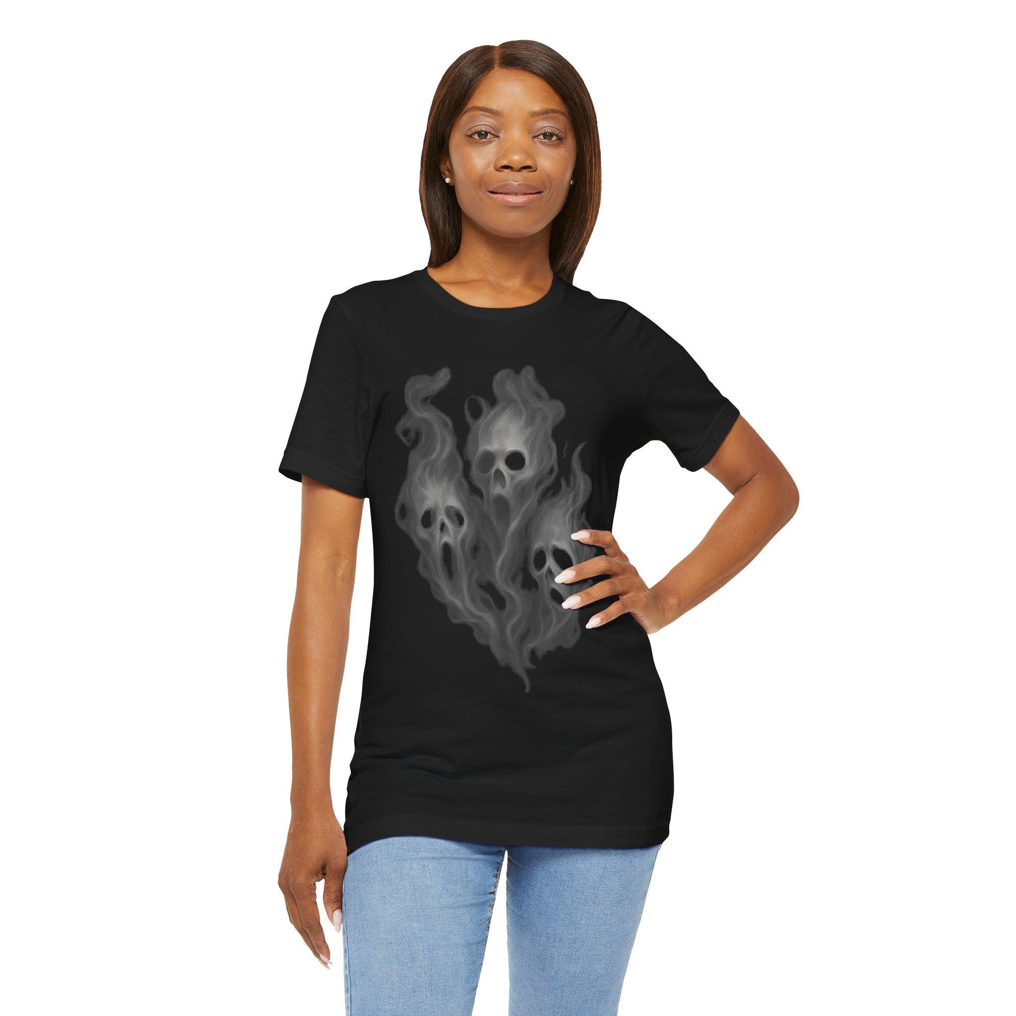 Ghostly gothic Tshirt, VeinLine Studio