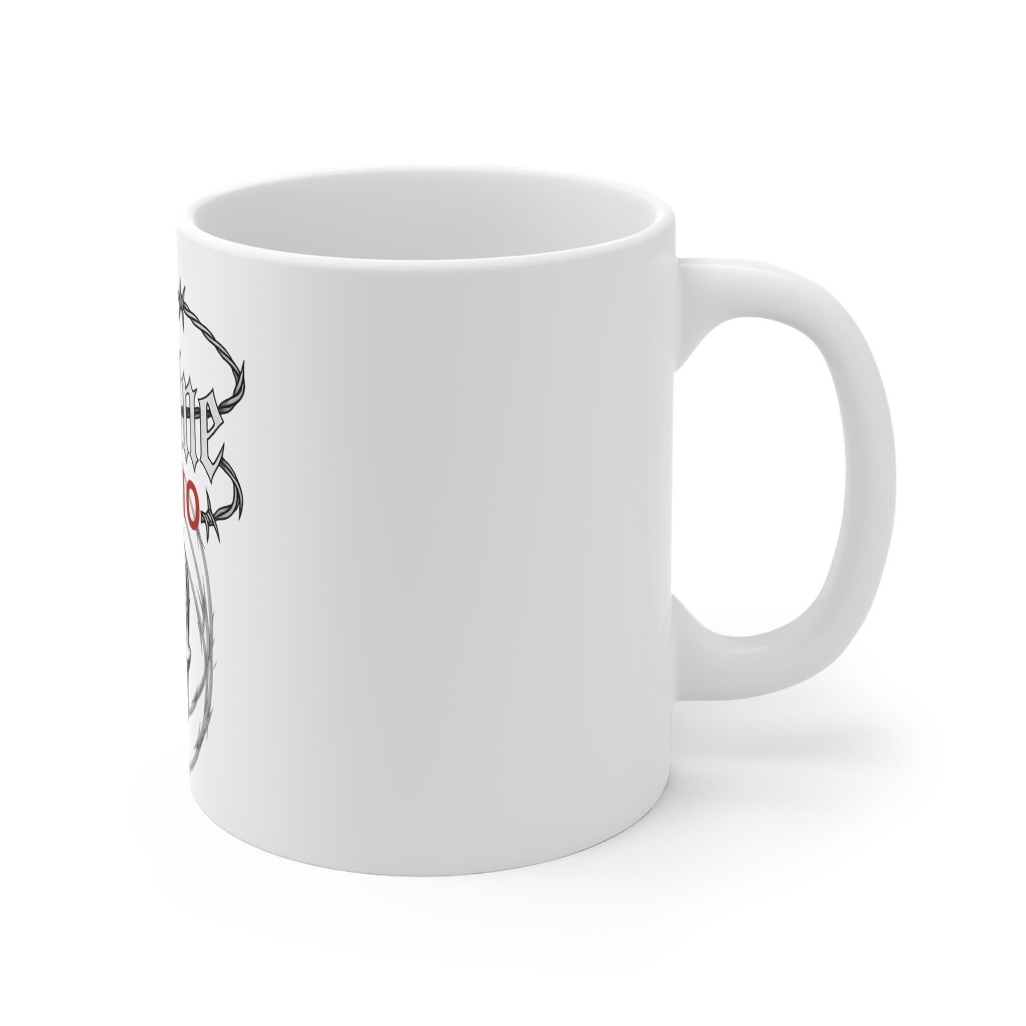 Skull Mug by VeinLineStudio