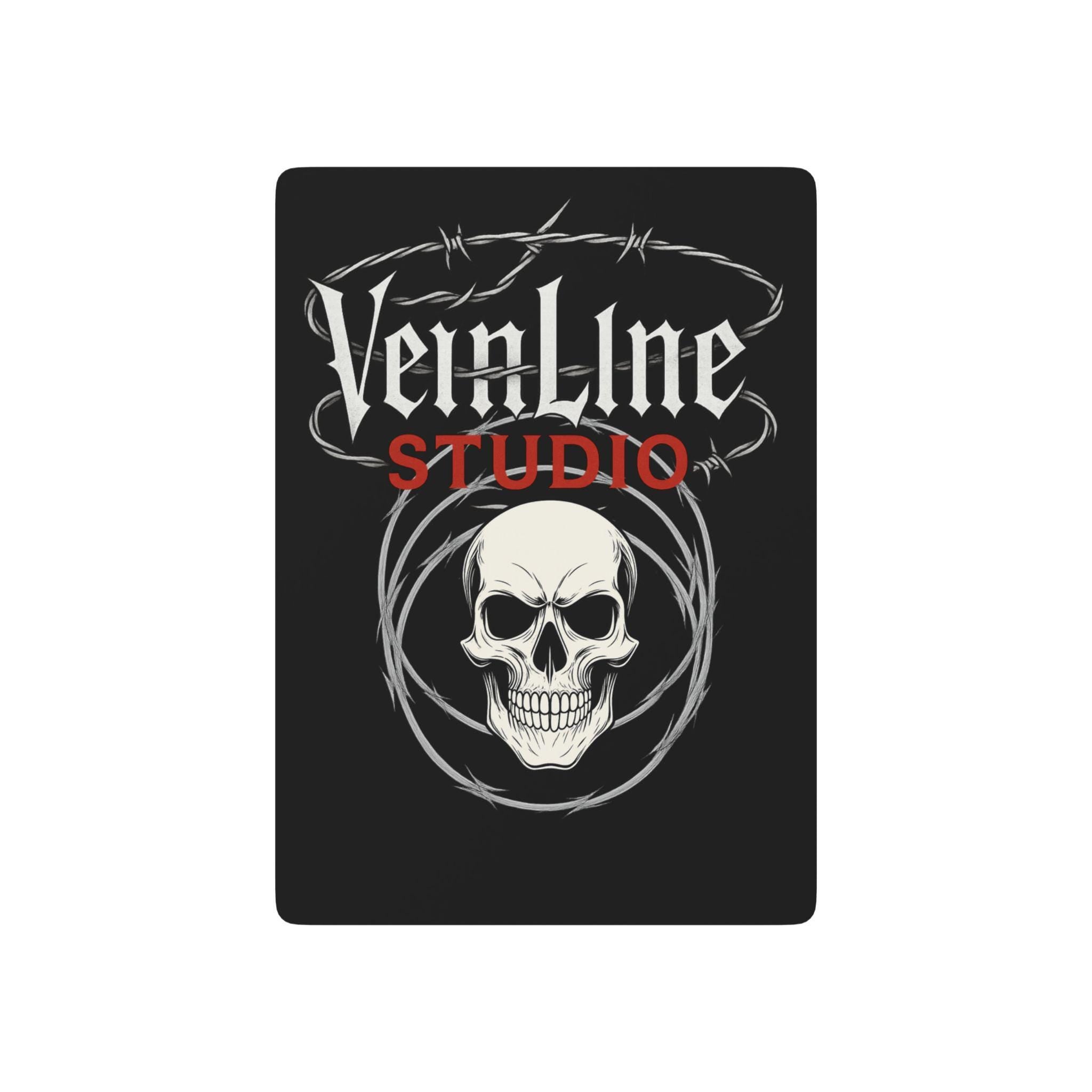 Skull Playing Cards VeinLine Studio