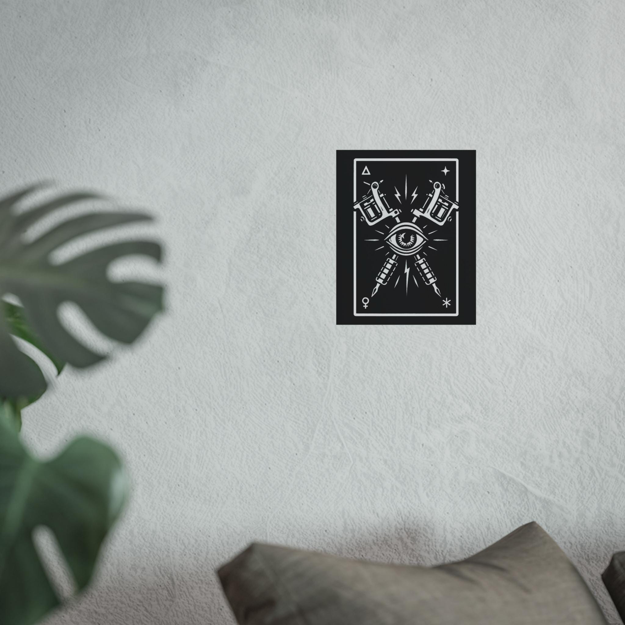 Tattoo Art Print: Edgy Modern Wall Decor VeinLine Studio