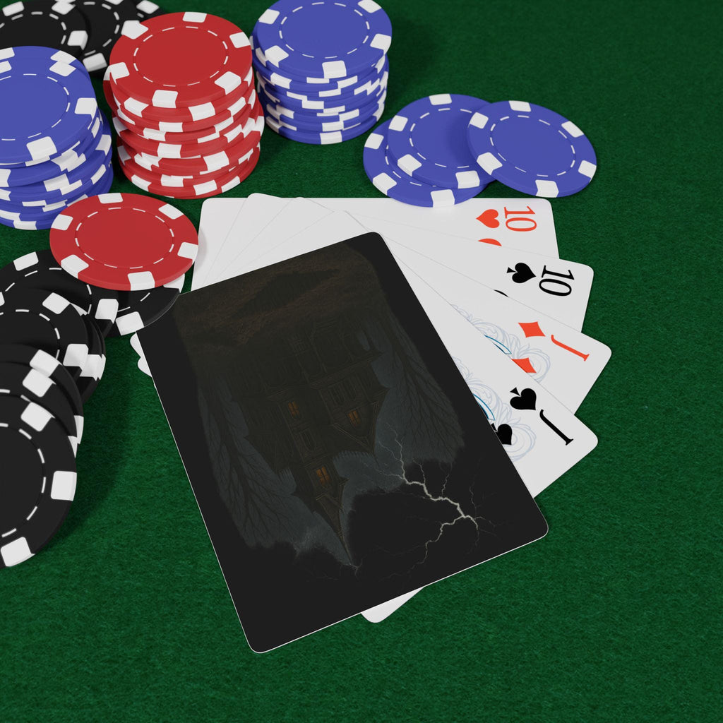 Haunted house Poker cards from VeinLine Studio