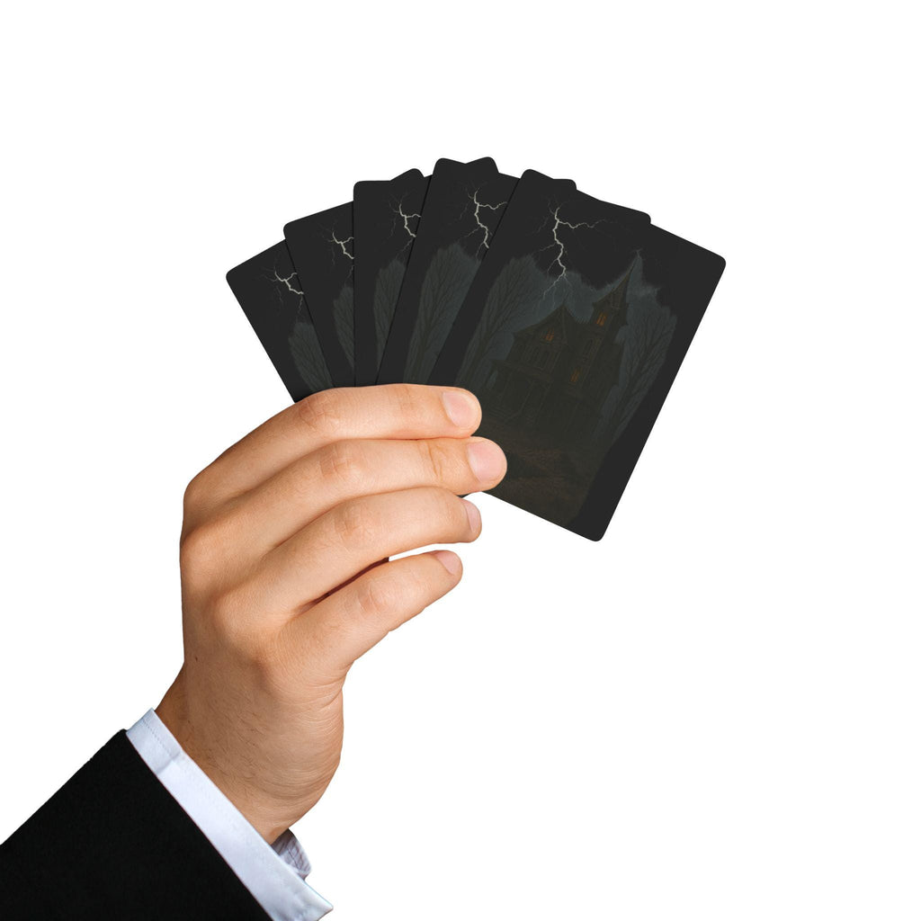 Haunted house Poker cards from VeinLine Studio
