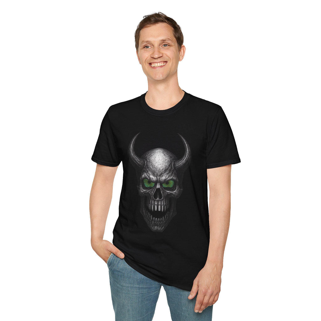 Demon skull T-shirt, VeinLine Studio