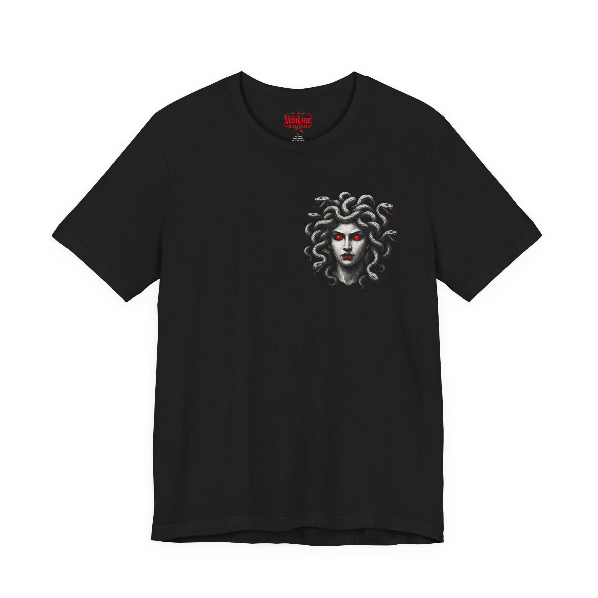 Medusa Tshirt, Mythology Apparel, VeinLine Studio
