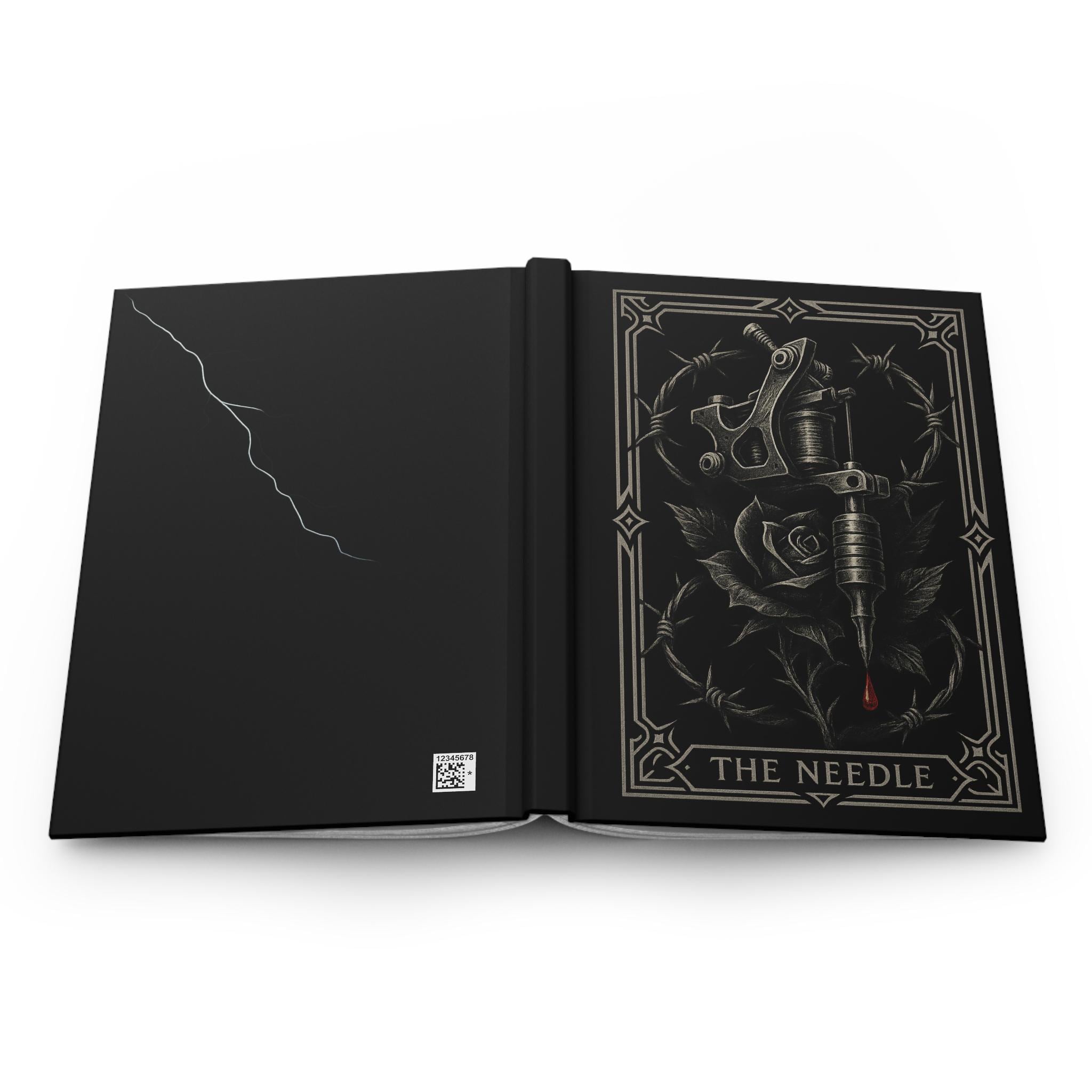 Gothic Tattoo Journal - The Needle, Creative Writing Notebook, VeinLine Studio