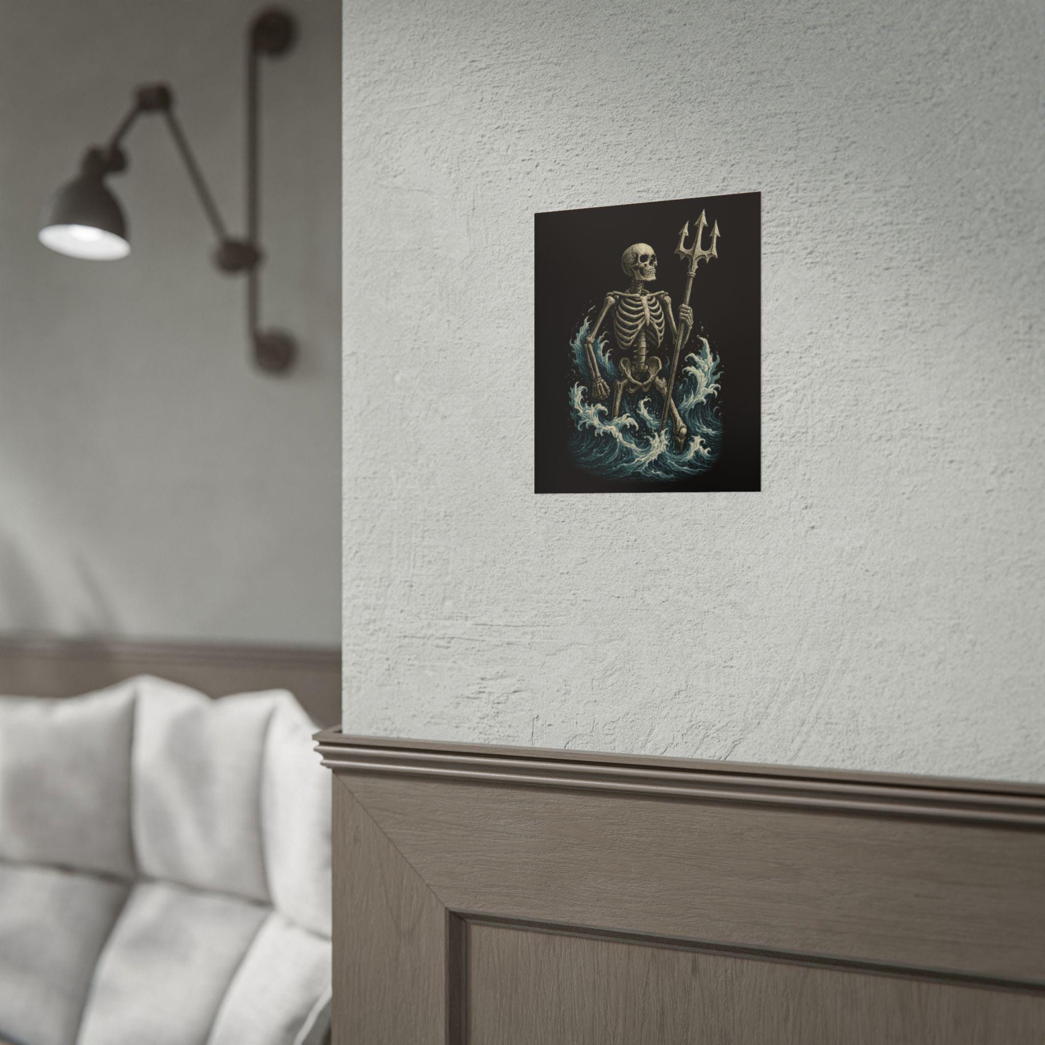 Gothic Skeleton Poster, VeinLine Studio