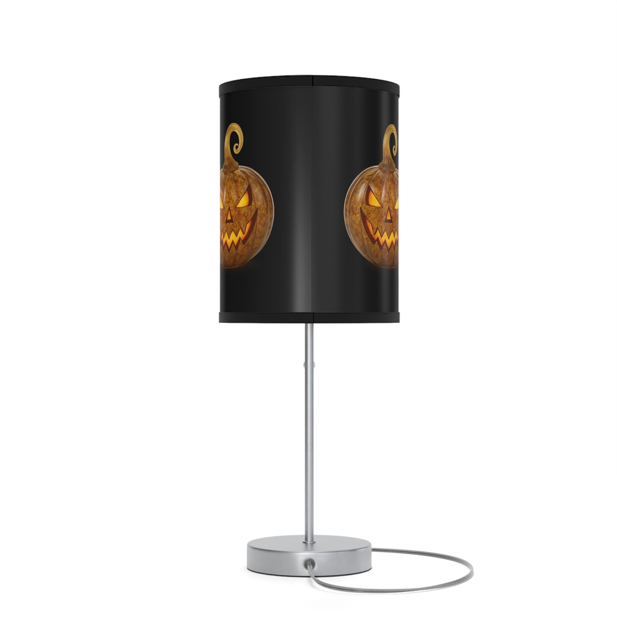 Halloween Pumpkin Lamp: Spooky Fall Home Decor VeinLine Studio