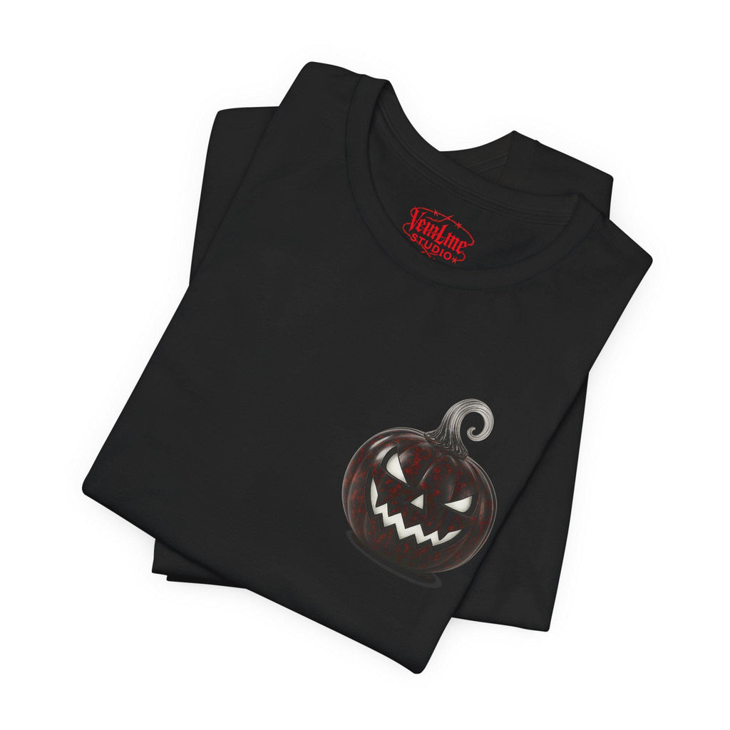 Halloween Pumpkin Graphic Tee: Spooky Fall Fashion VeinLine Studio