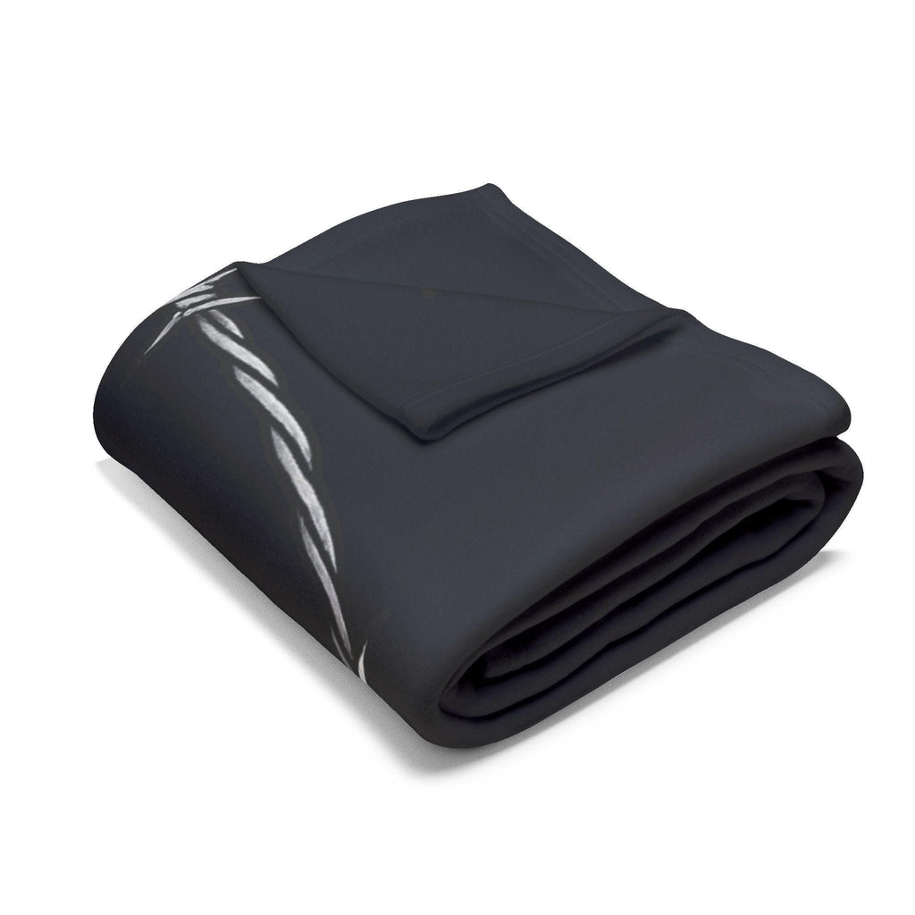 Skull Art Fleece Blanket VeinLine Studio