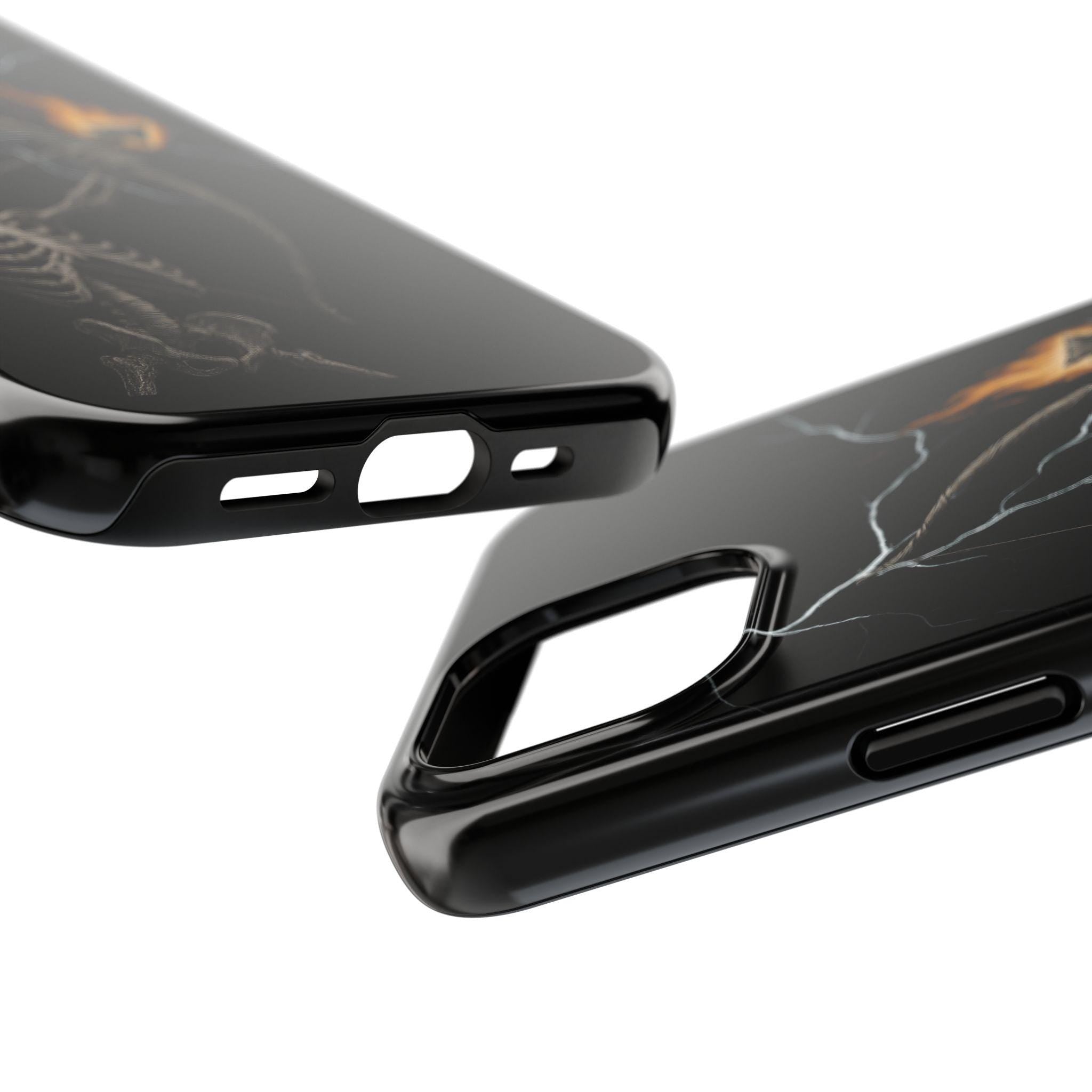 Gothic Skeleton Tough Phone Case, VeinLine Studio
