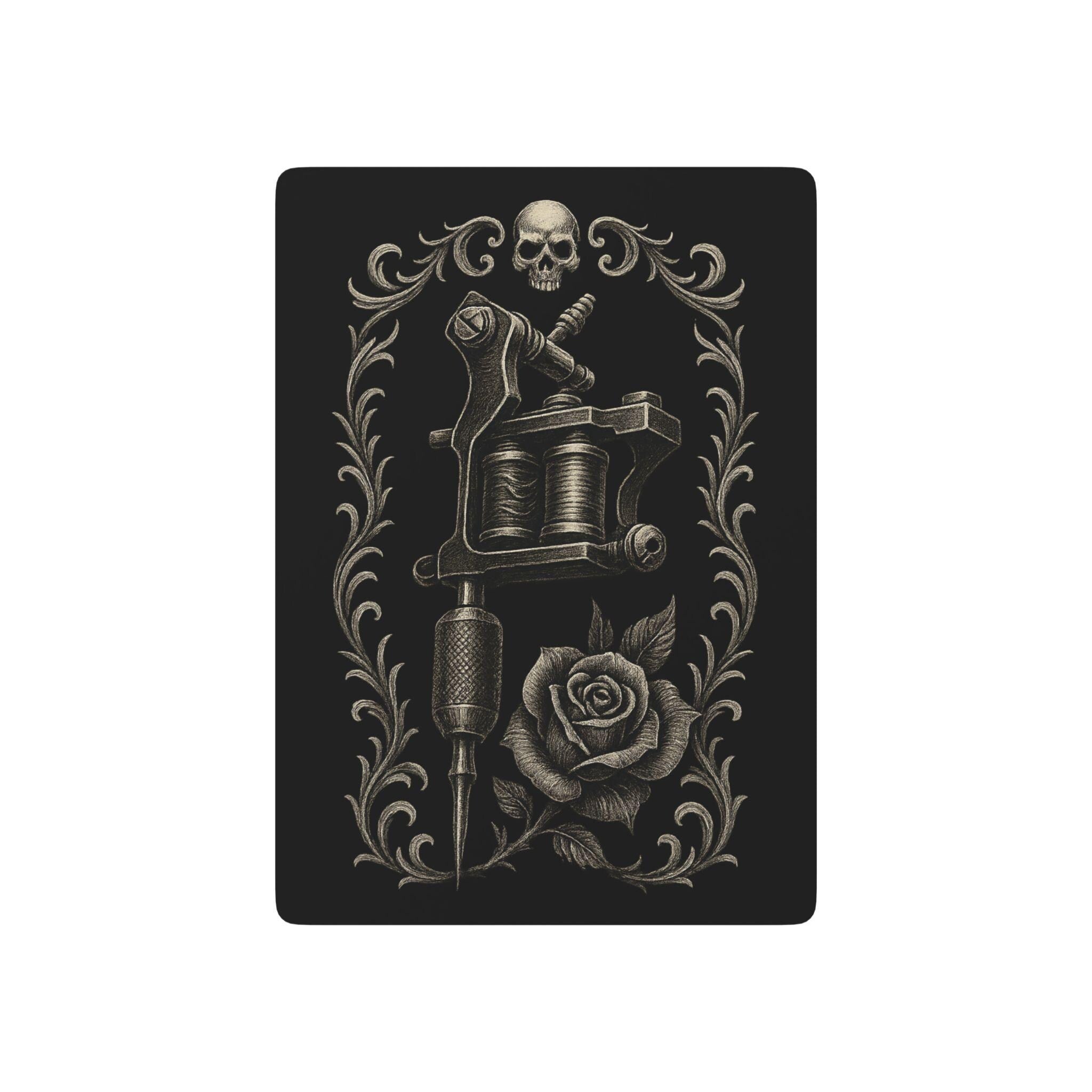 Tattoo Playing Cards: Unique Poker Deck for Collectors VeinLine Studio