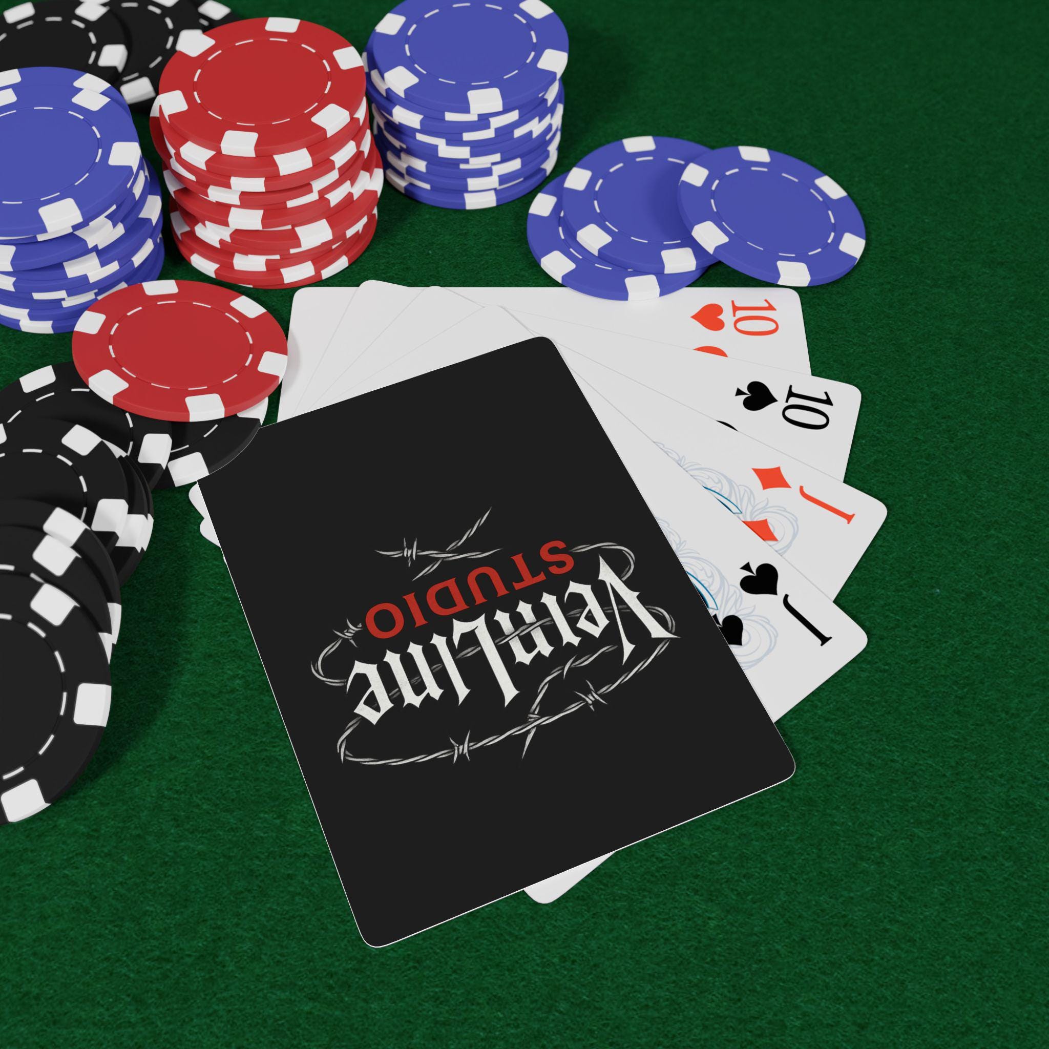 Custom Poker Playing Cards: Unique Card Deck VeinLine Studio