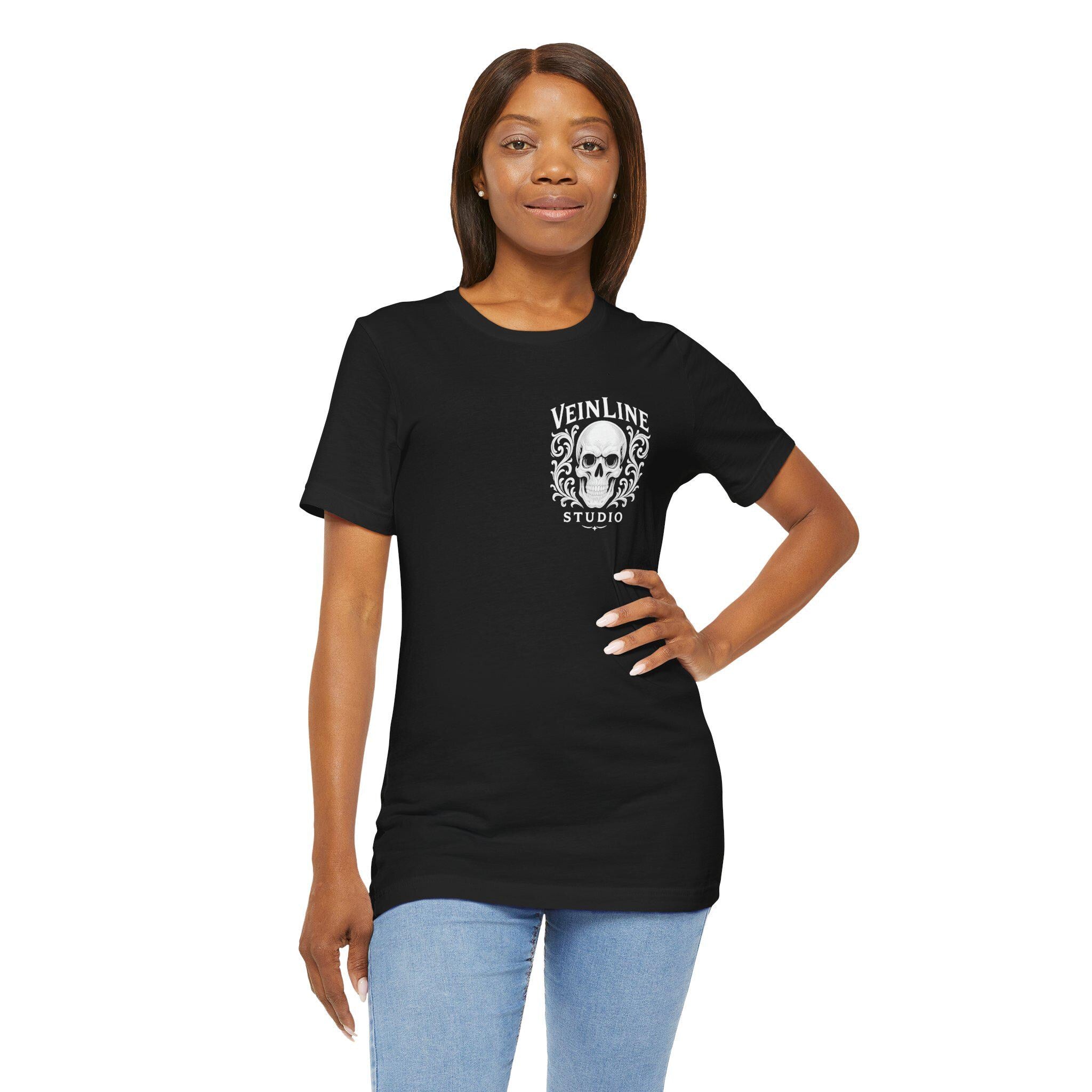 Skull Tshirt VeinLine Studio