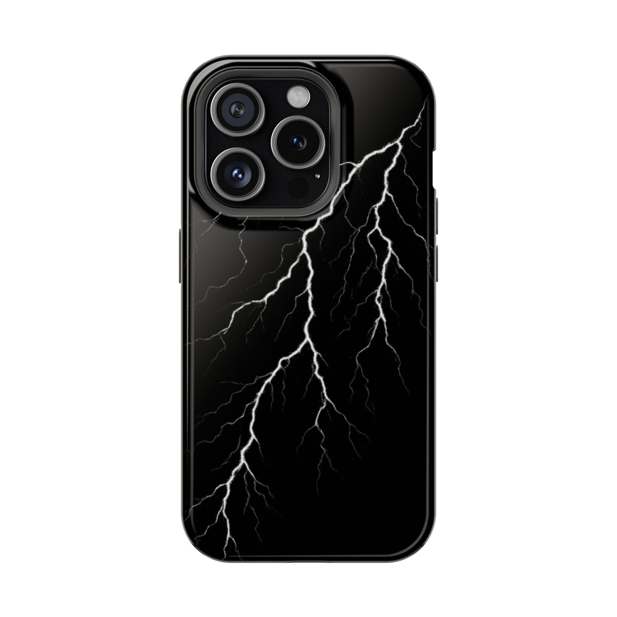 Black Lightning Phone Case – Impact‑Resistant Protective Cover