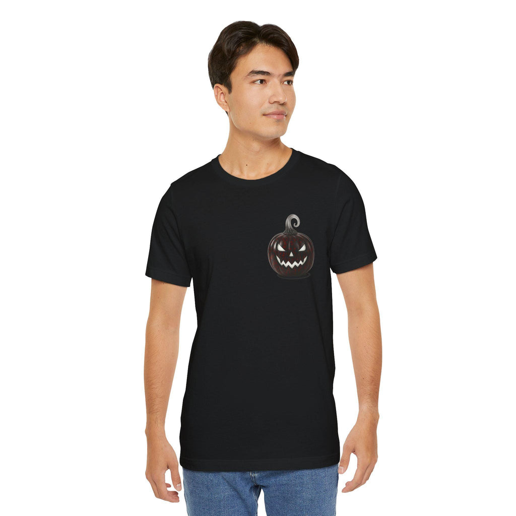 Halloween Pumpkin Graphic Tee: Spooky Fall Fashion VeinLine Studio
