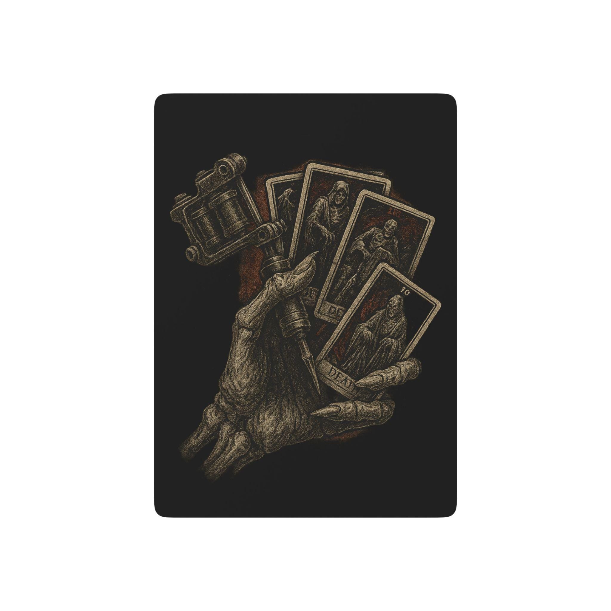 Tattoo poker cards from VeinLineStudio