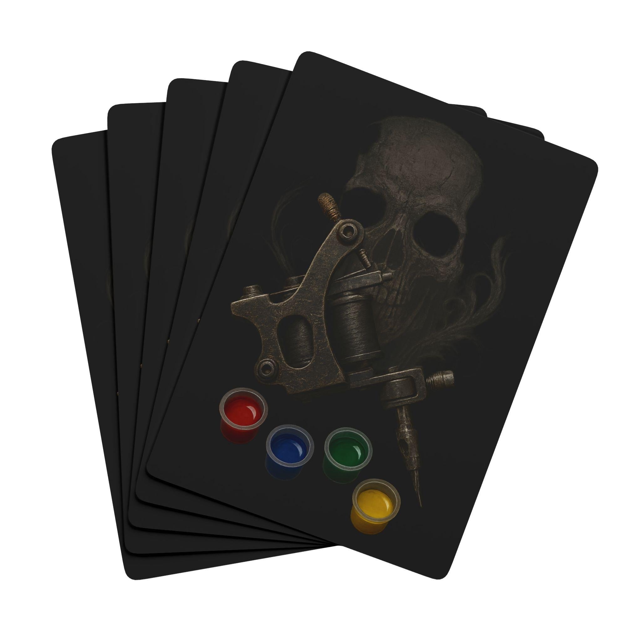 Gothic Tattoo Poker Playing Card deck VeinLine Studio