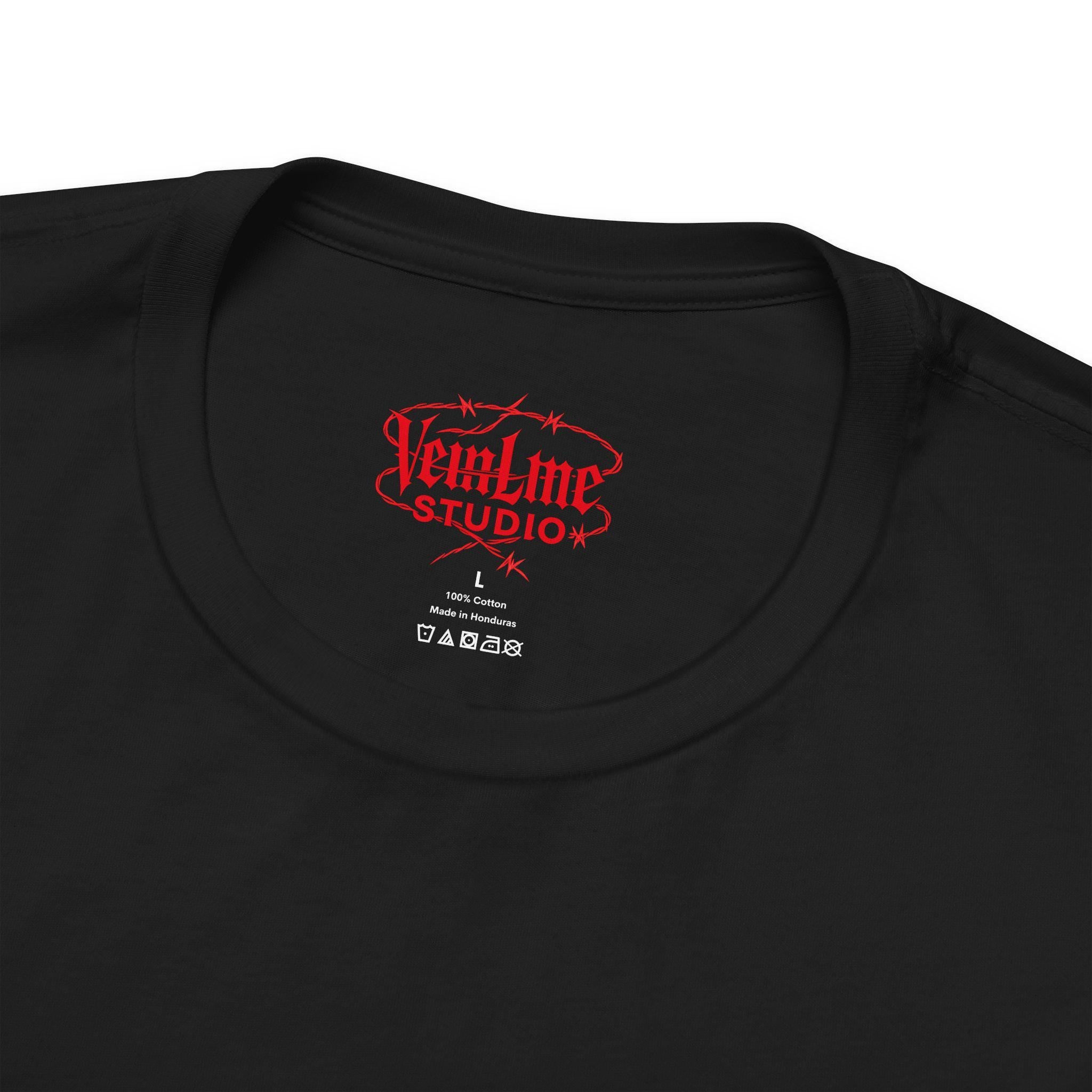 Gothic Skull tshirt VeinLine Studio