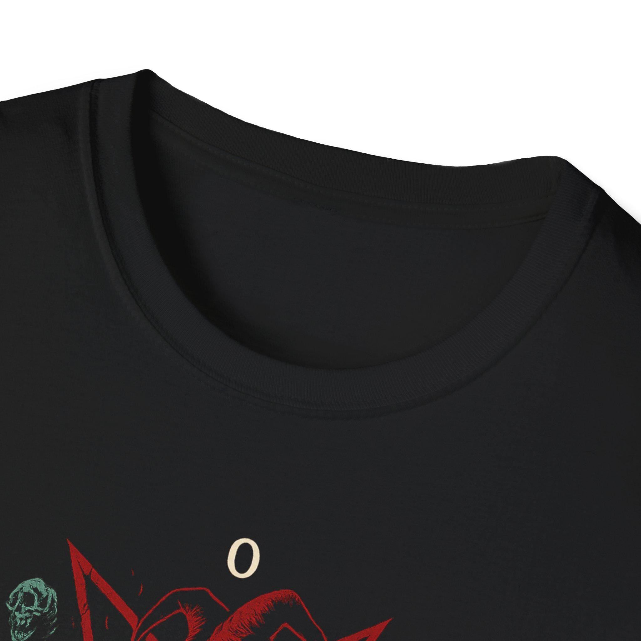 The Fool Tarot Card T-Shirt Black. VeinLine Studio
