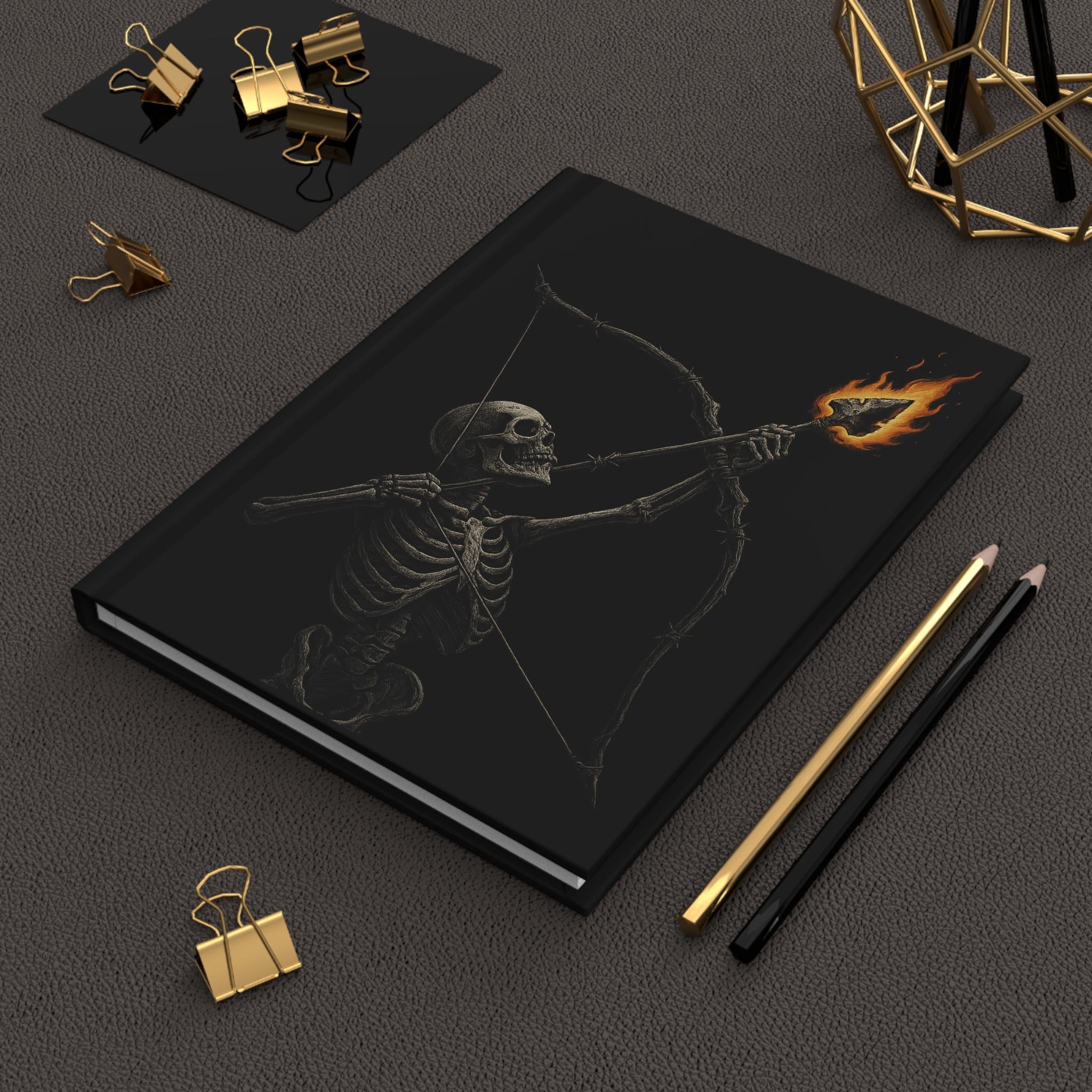 Skeleton Archer Hardcover Journal VeinLine Studio
