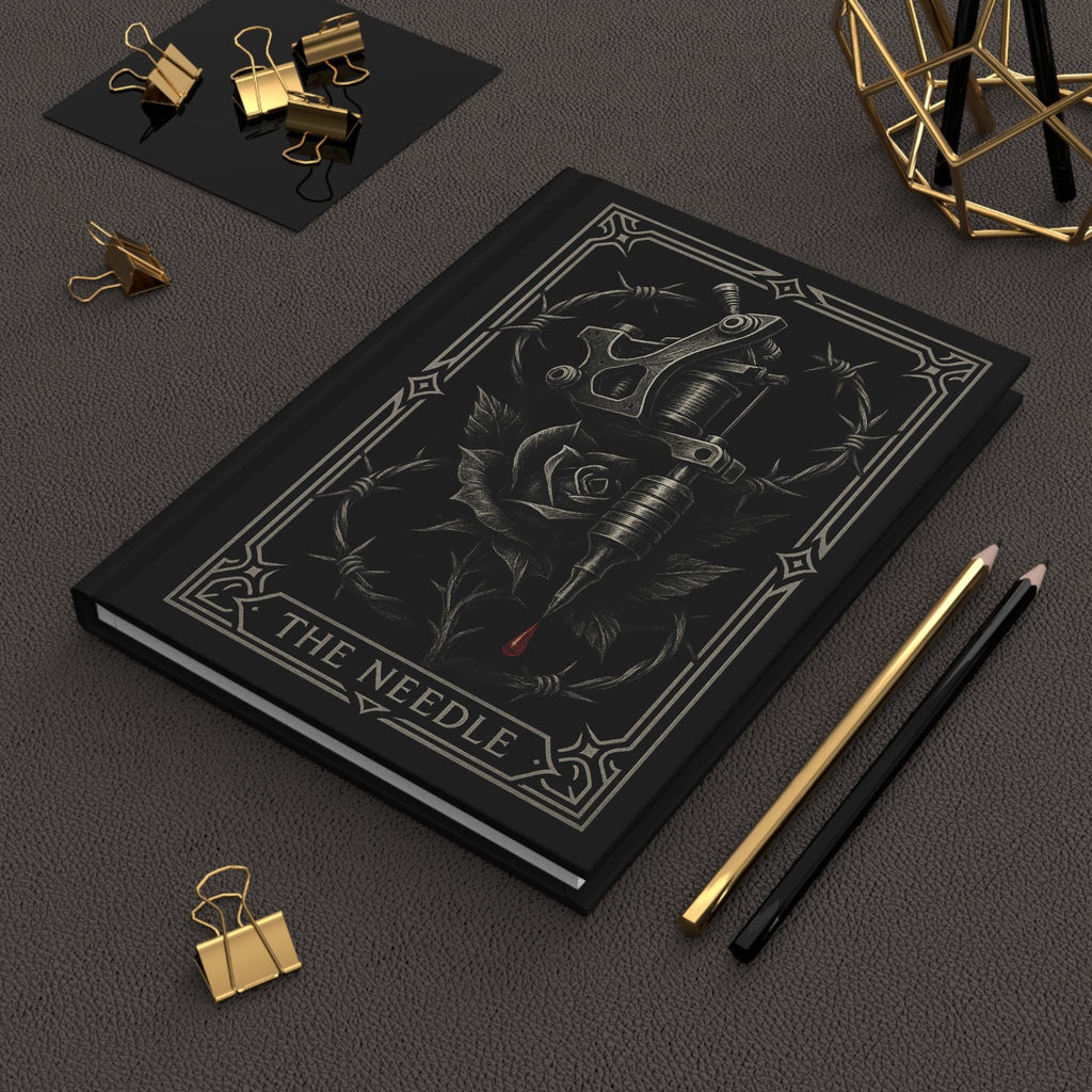 Gothic Tattoo Journal - The Needle, Creative Writing Notebook, VeinLine Studio