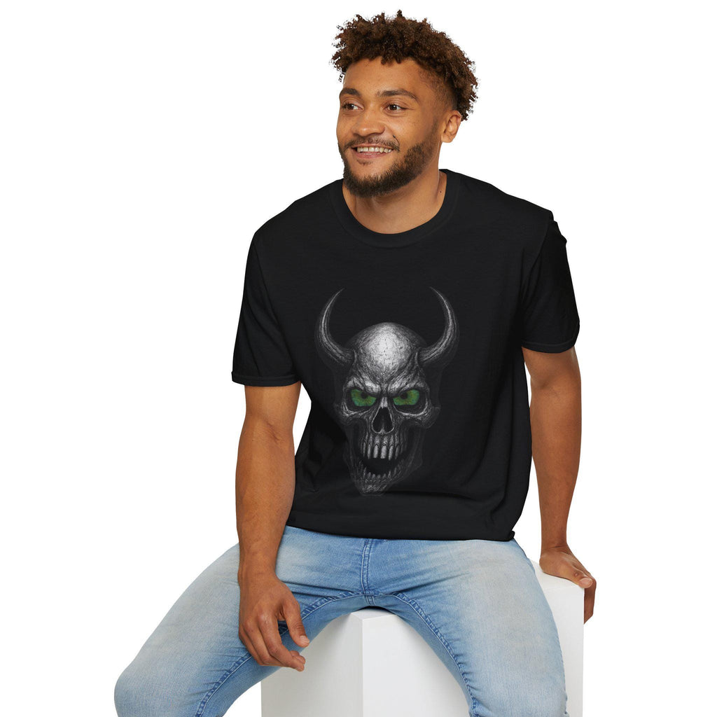 Demon skull T-shirt, VeinLine Studio