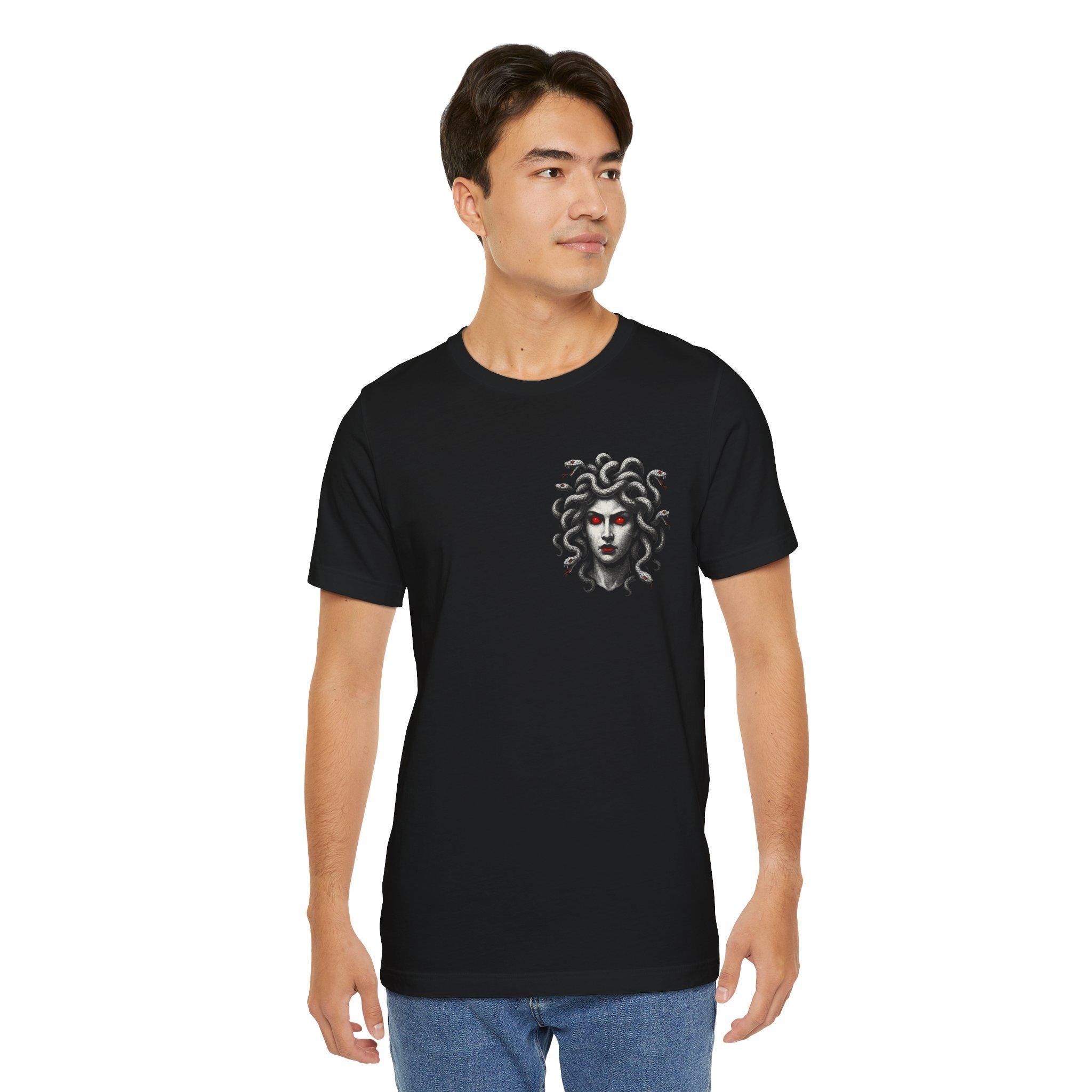 Medusa Tshirt, Mythology Apparel, VeinLine Studio