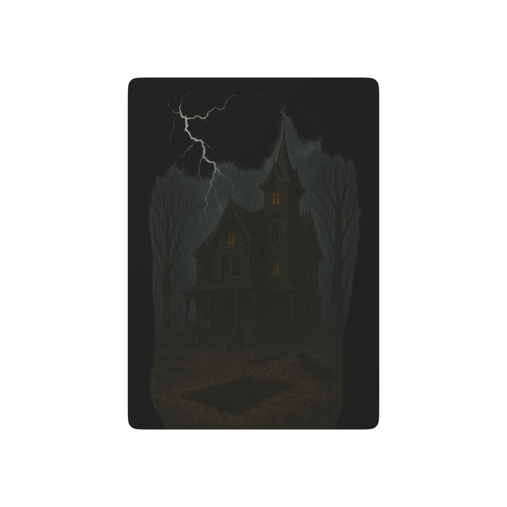 Haunted house Poker cards from VeinLine Studio