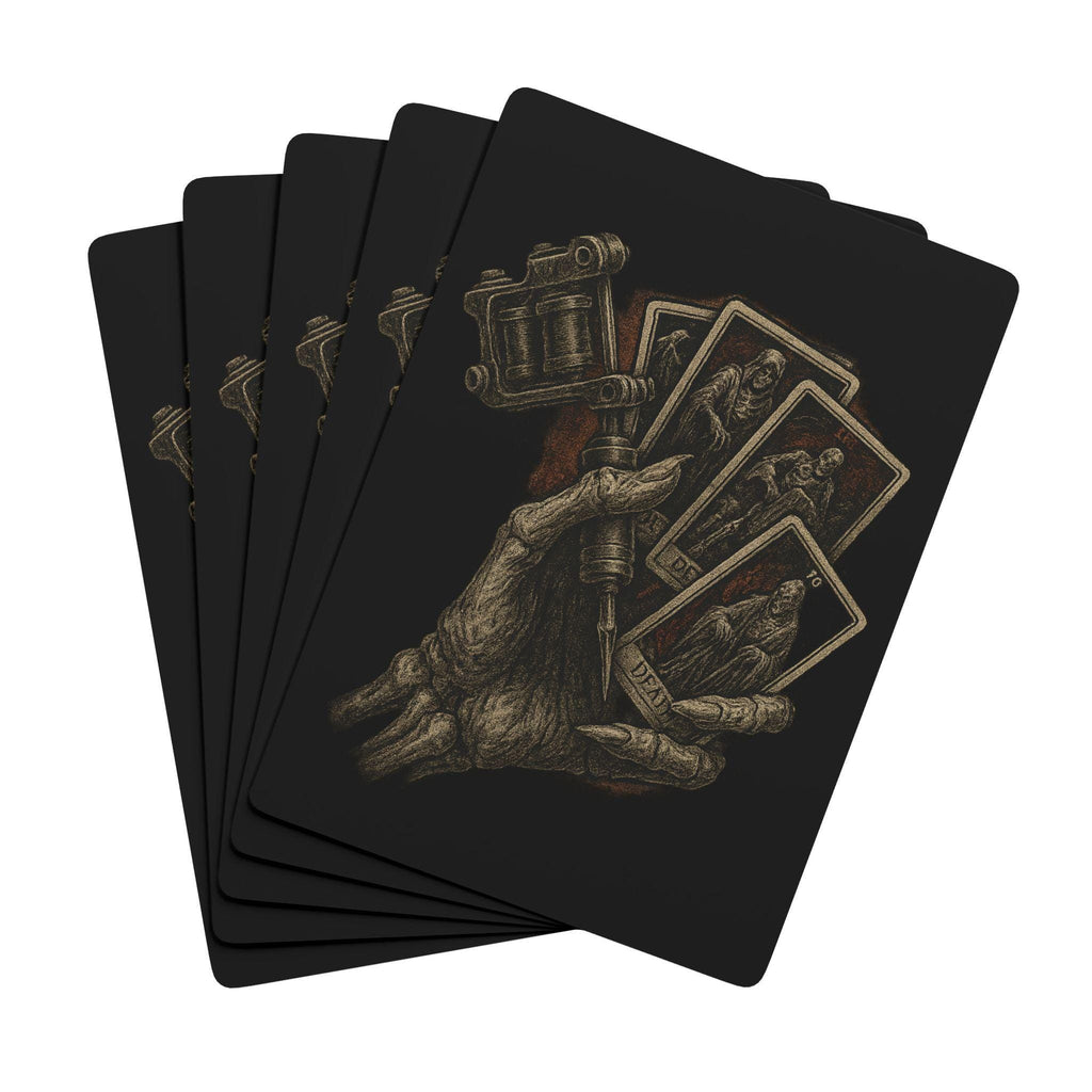 Tattoo poker cards from VeinLineStudio