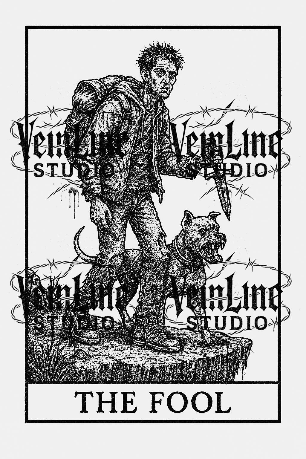 Tarot Tattoo Stencils: Major Arcana Designs (Digital Download PNG Files)  by VeinLineStudio