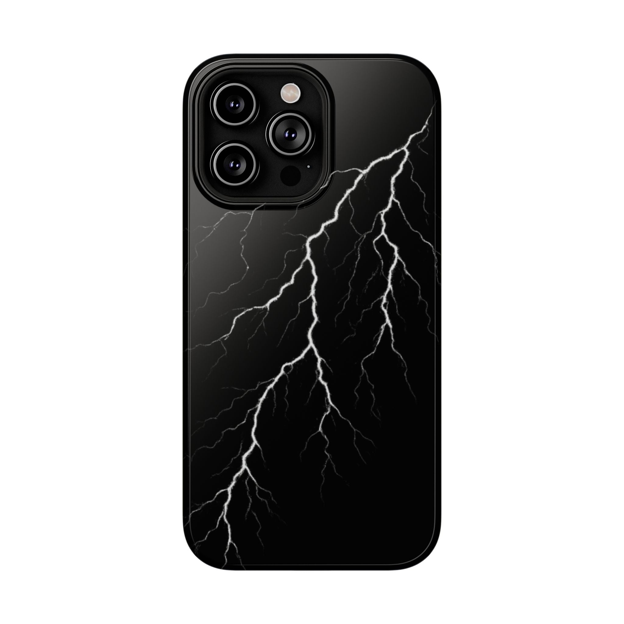Black Lightning Phone Case – Impact‑Resistant Protective Cover